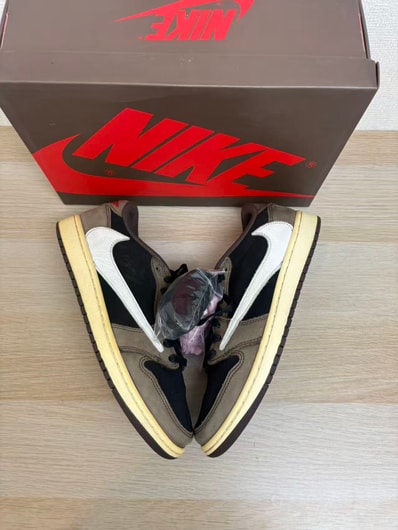 Travis Scott × Nike Air Jordan 1 Low OG SP-T "Black/Dark Mocha"
