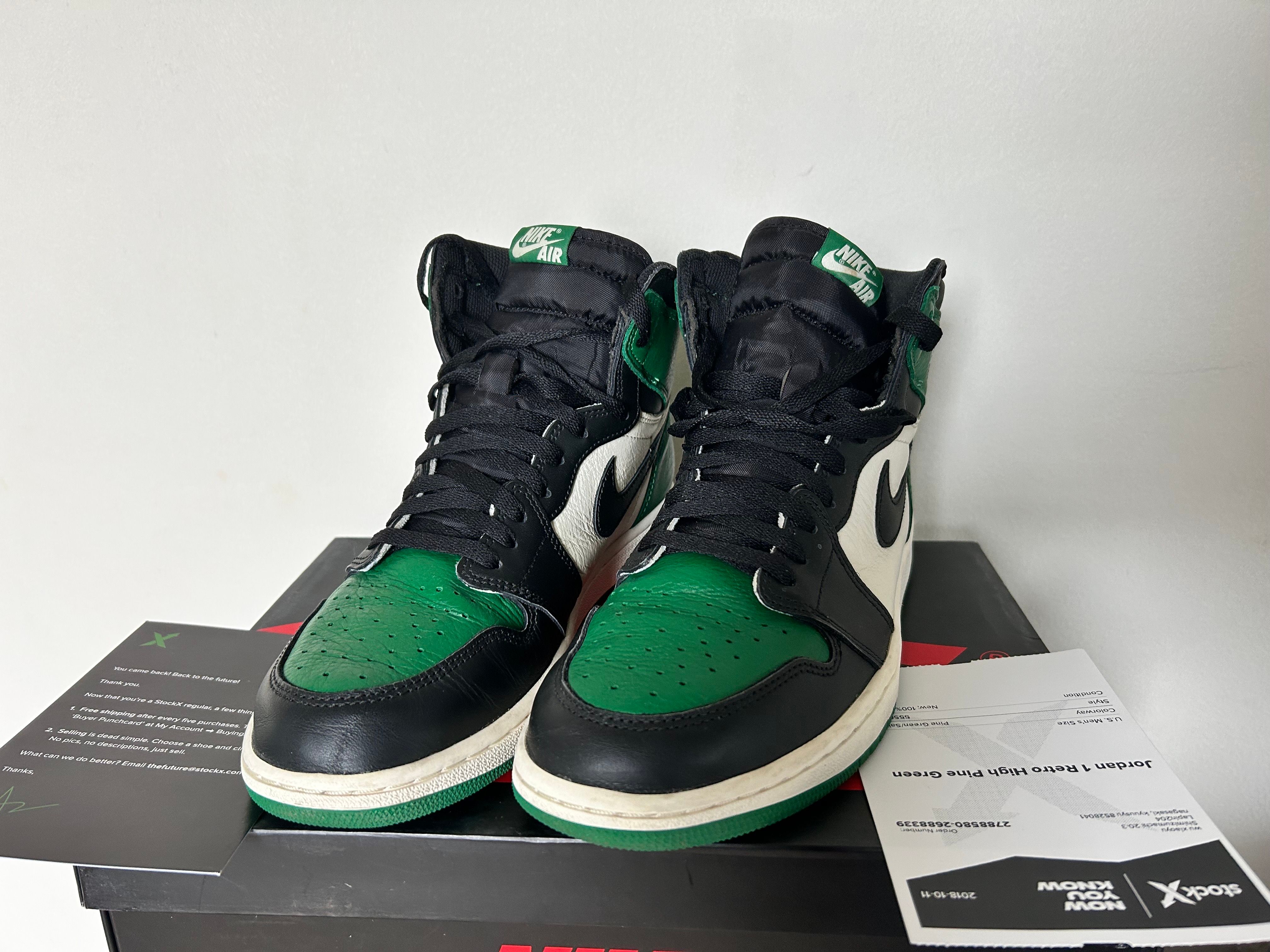 Nike Air Jordan 1 Retro High OG "Pine Green"(2018)