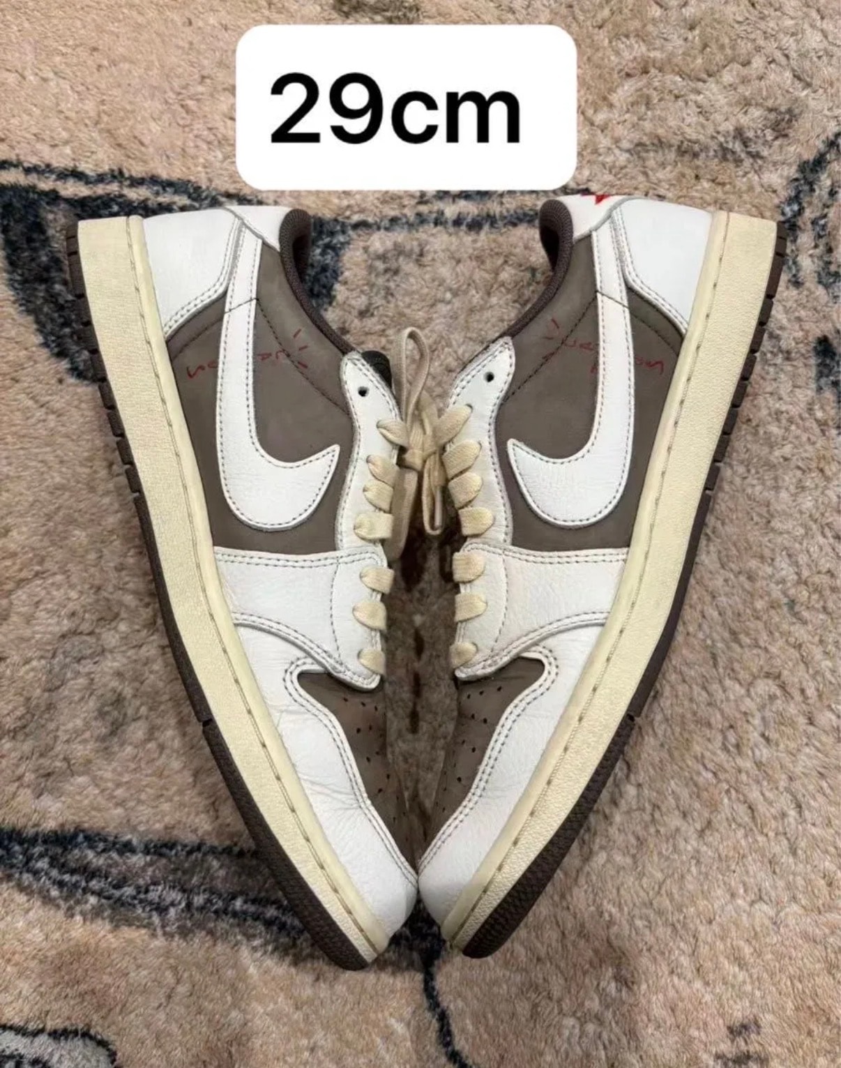 Travis Scott × Nike Air Jordan 1 Low OG SP "Reverse Mocha/Sail and Ridgerock"