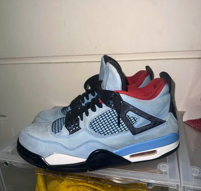 Travis Scott × Nike Air Jordan 4 Retro Cactus Jack "University Blue"