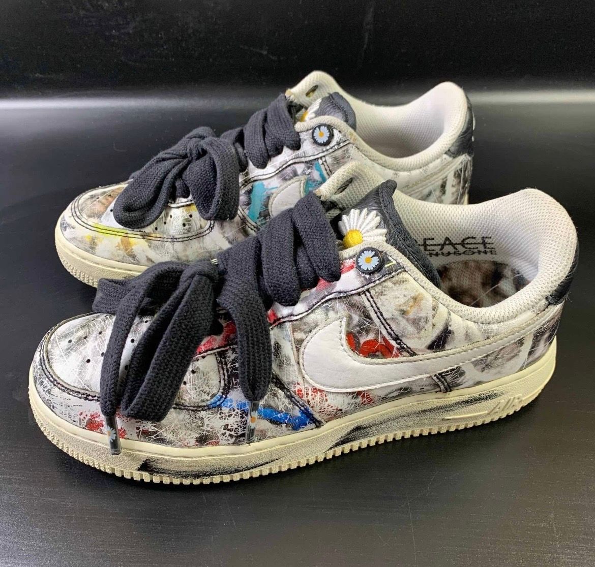 PEACEMINUSONE × Nike Air Force 1 Low Para Noise "Black" / G-DRAGON