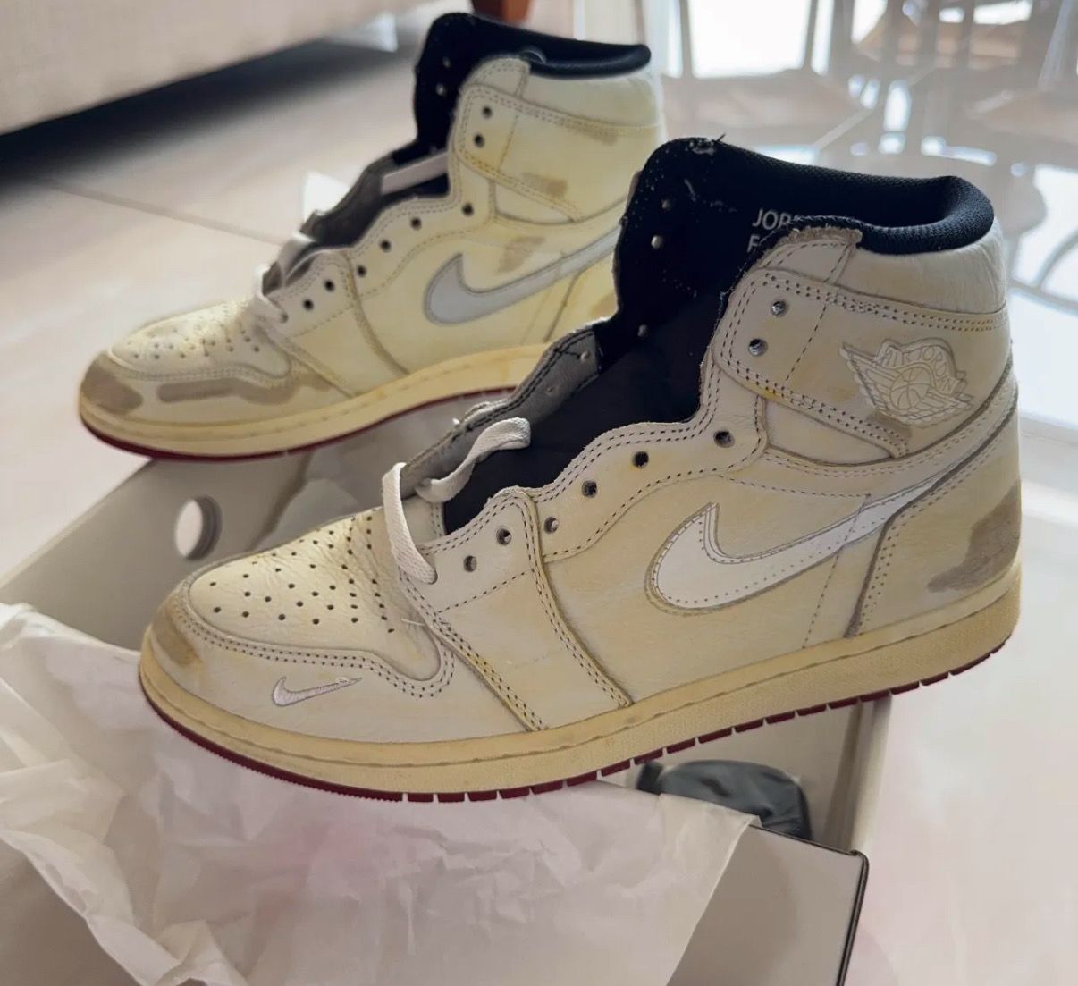 Nigel Sylvester × Nike Air Jordan 1 Retro High OG "Sail"