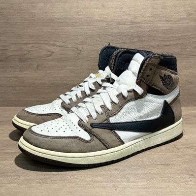 Travis Scott × Nike Air Jordan 1 Retro High OG TS SP "Sail/Dark Mocha"