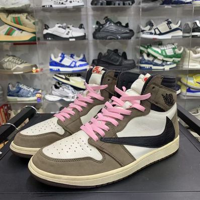 Travis Scott × Nike Air Jordan 1 Retro High OG TS SP "Sail/Dark Mocha"