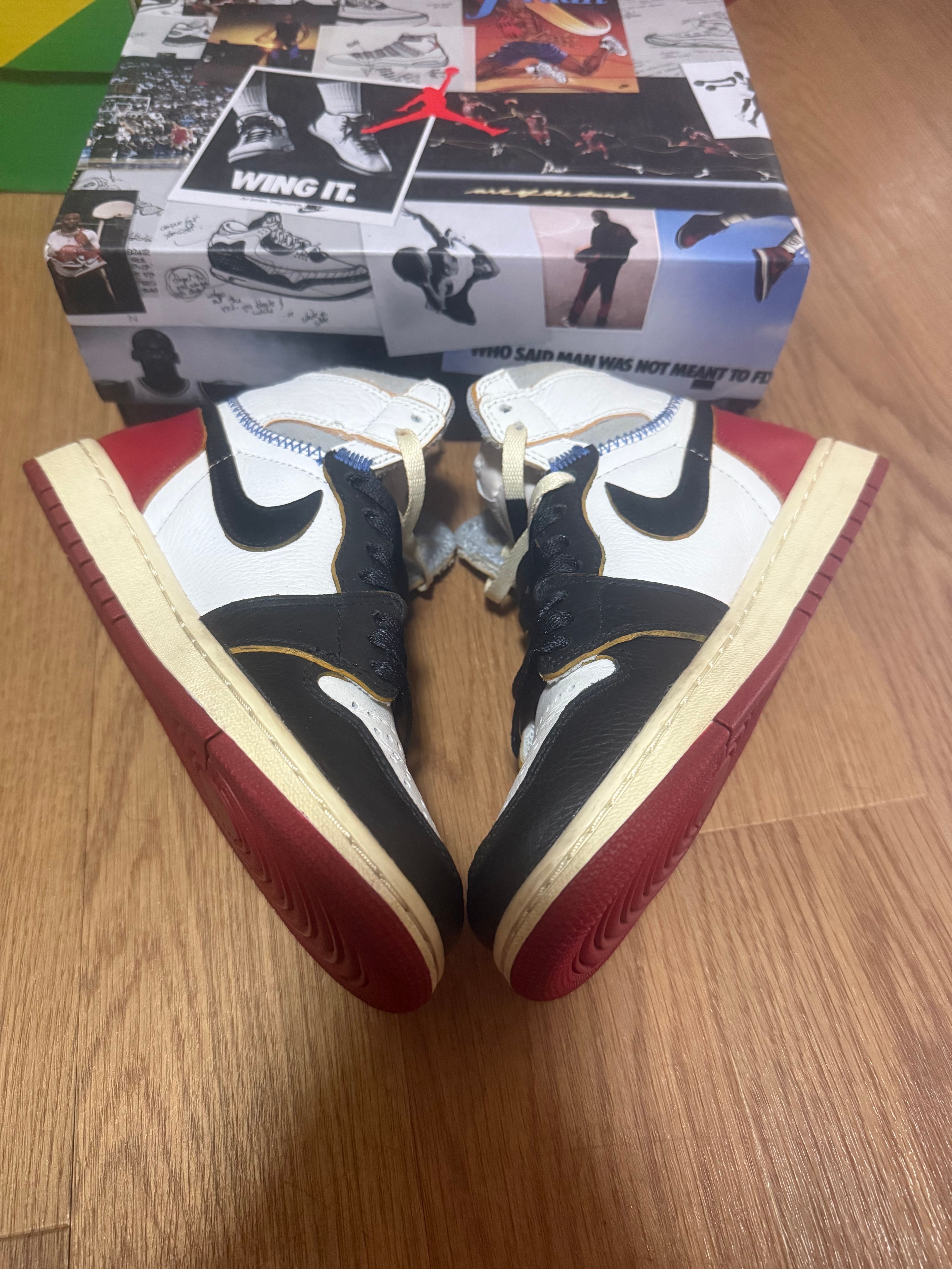 UNION × Nike Air Jordan 1 Retro High OG NRG "Varsity Red/Wolf Grey"