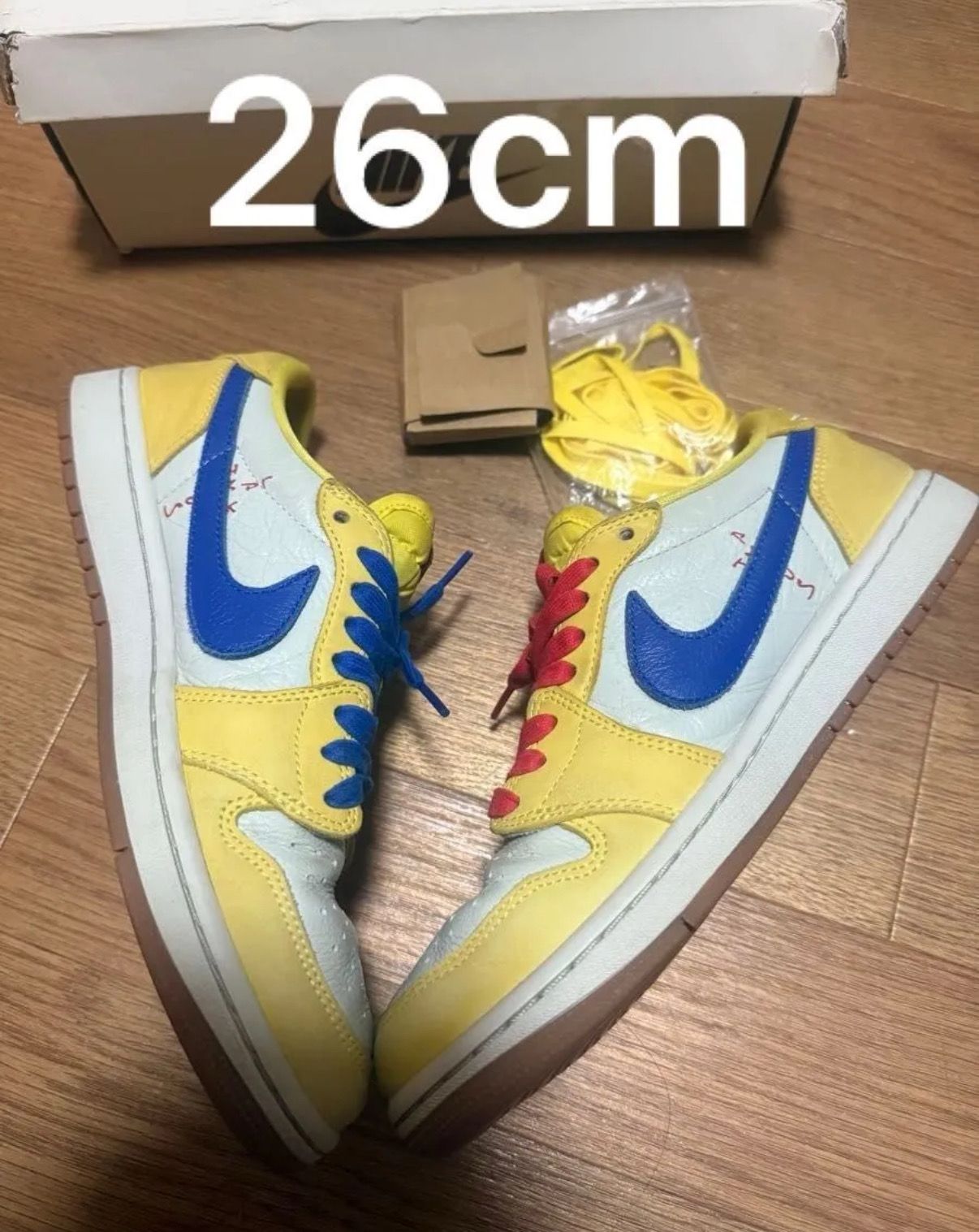 Travis Scott × Nike Women's Air Jordan 1 Retro Low OG "Canary"