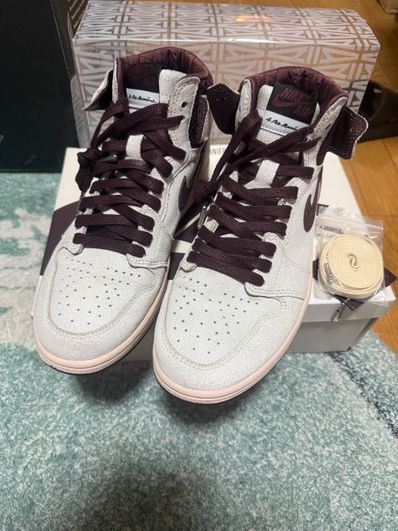 A Ma Maniere × Nike Air Jordan 1 Retro High OG "Sail and Burgundy"