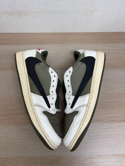 Travis Scott × Nike Air Jordan 1 Low OG SP "Reverse Olive"