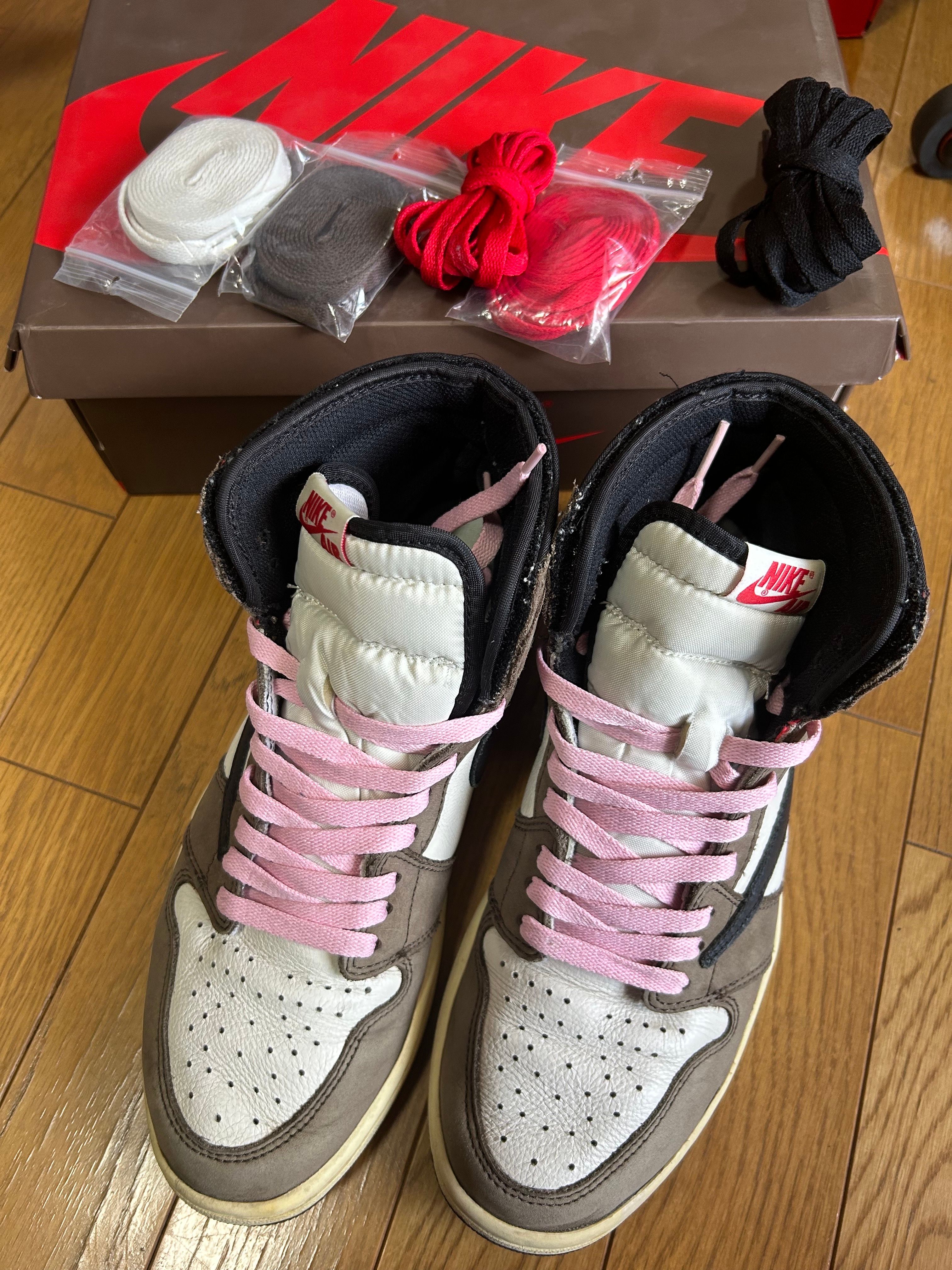 Travis Scott × Nike Air Jordan 1 Retro High OG TS SP "Sail/Dark Mocha"