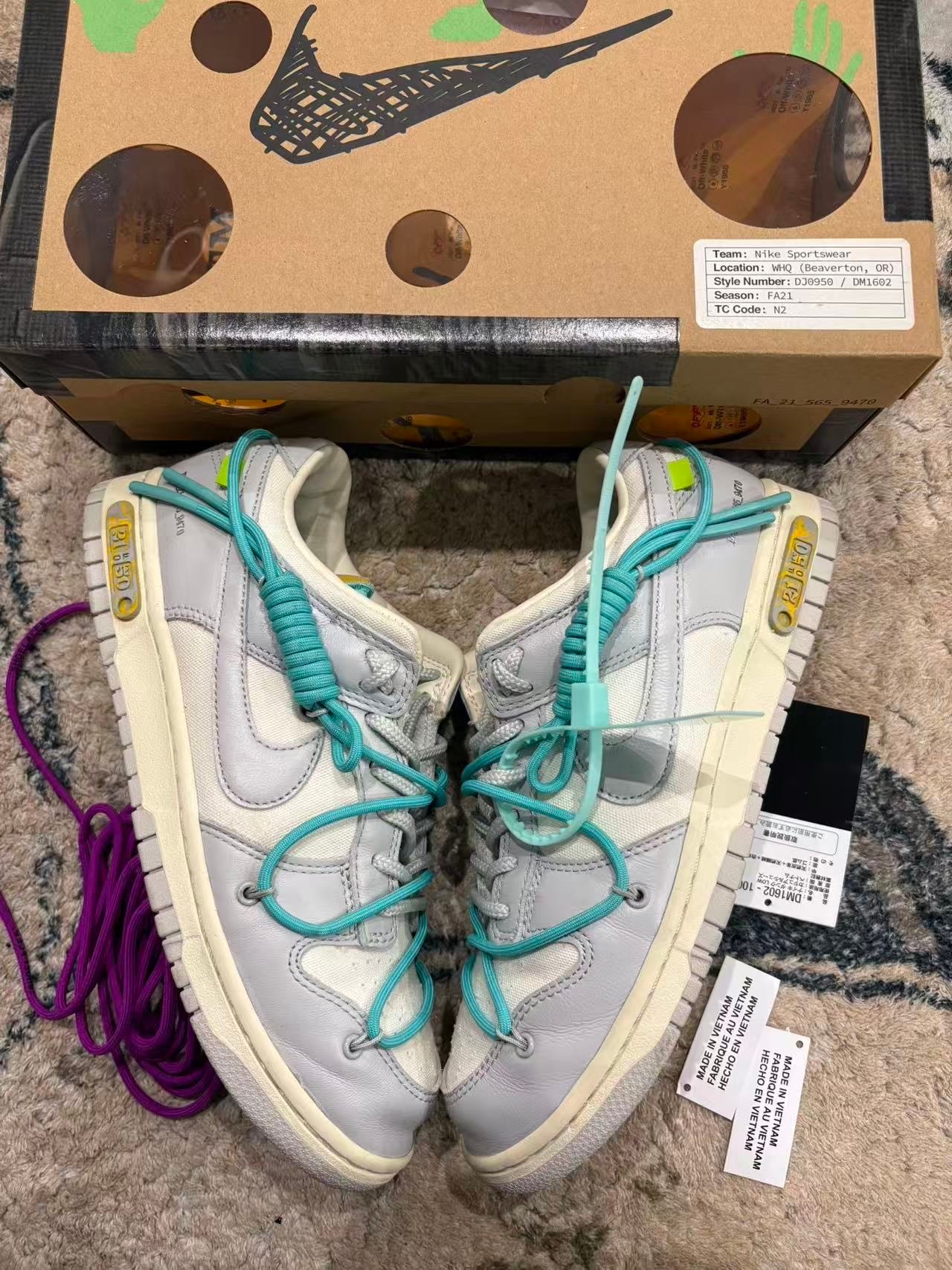 Off-White × Nike Dunk Low 1 of 50 "Lot.21"
