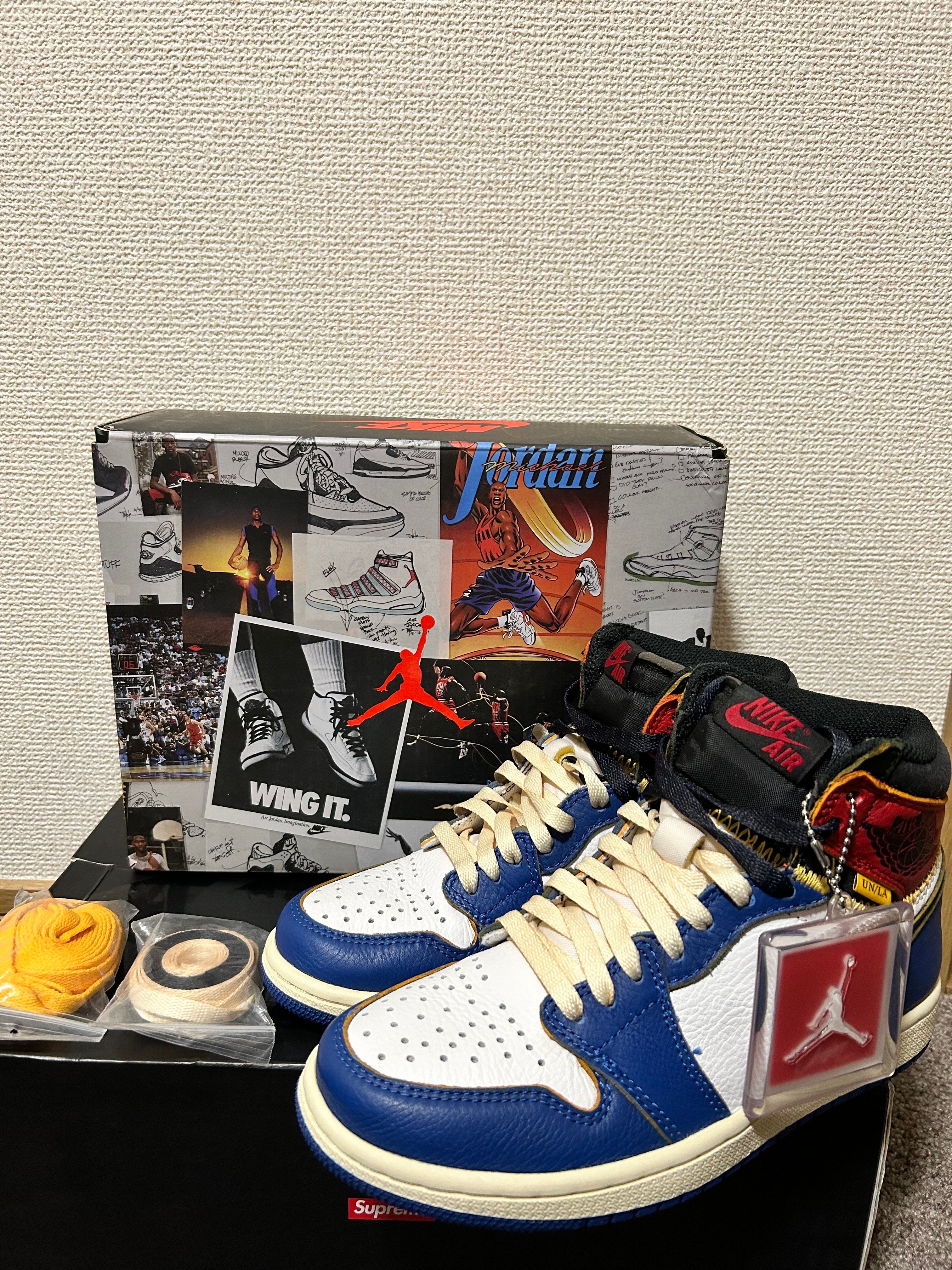 Union × Nike Air Jordan 1 Retro High OG NRG "Storm Blue/Varsity Red"