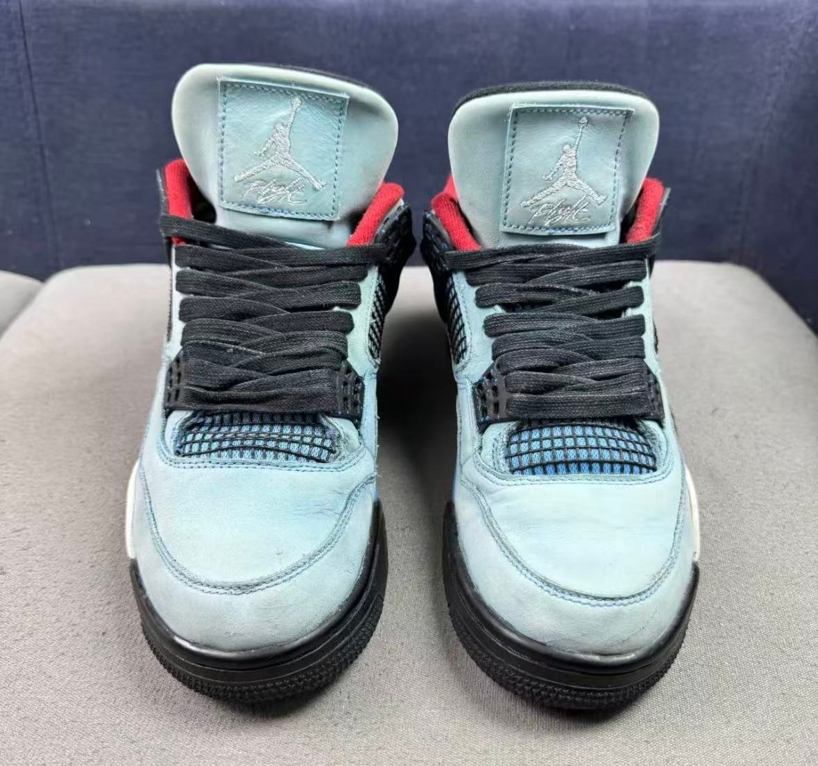 Travis Scott × Nike Air Jordan 4 Retro Cactus Jack "University Blue"