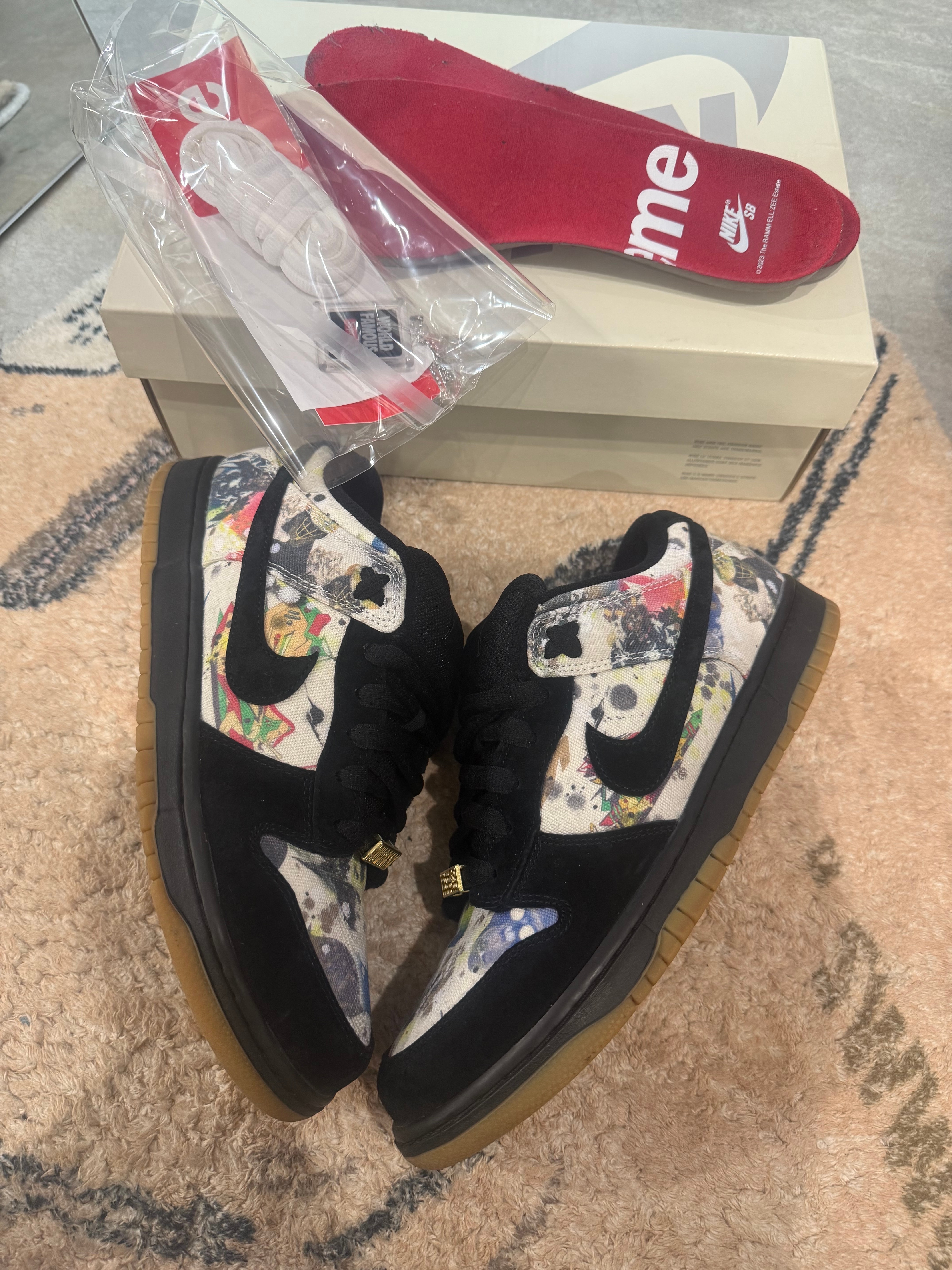 Supreme × Nike SB Dunk Low "Rammellzee"