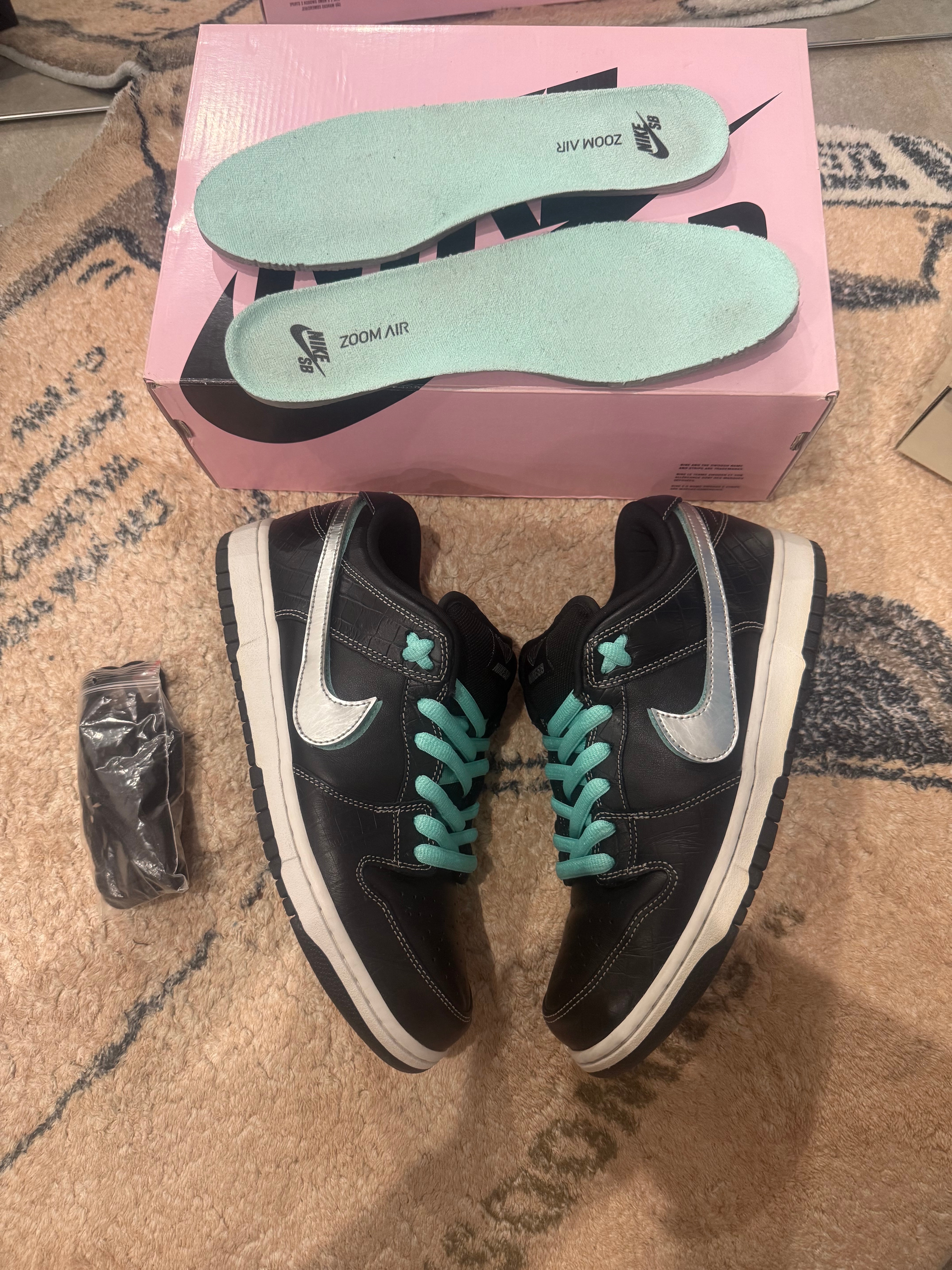 Diamond Supply Co. × Nike SB Dunk Low Pro "Black"