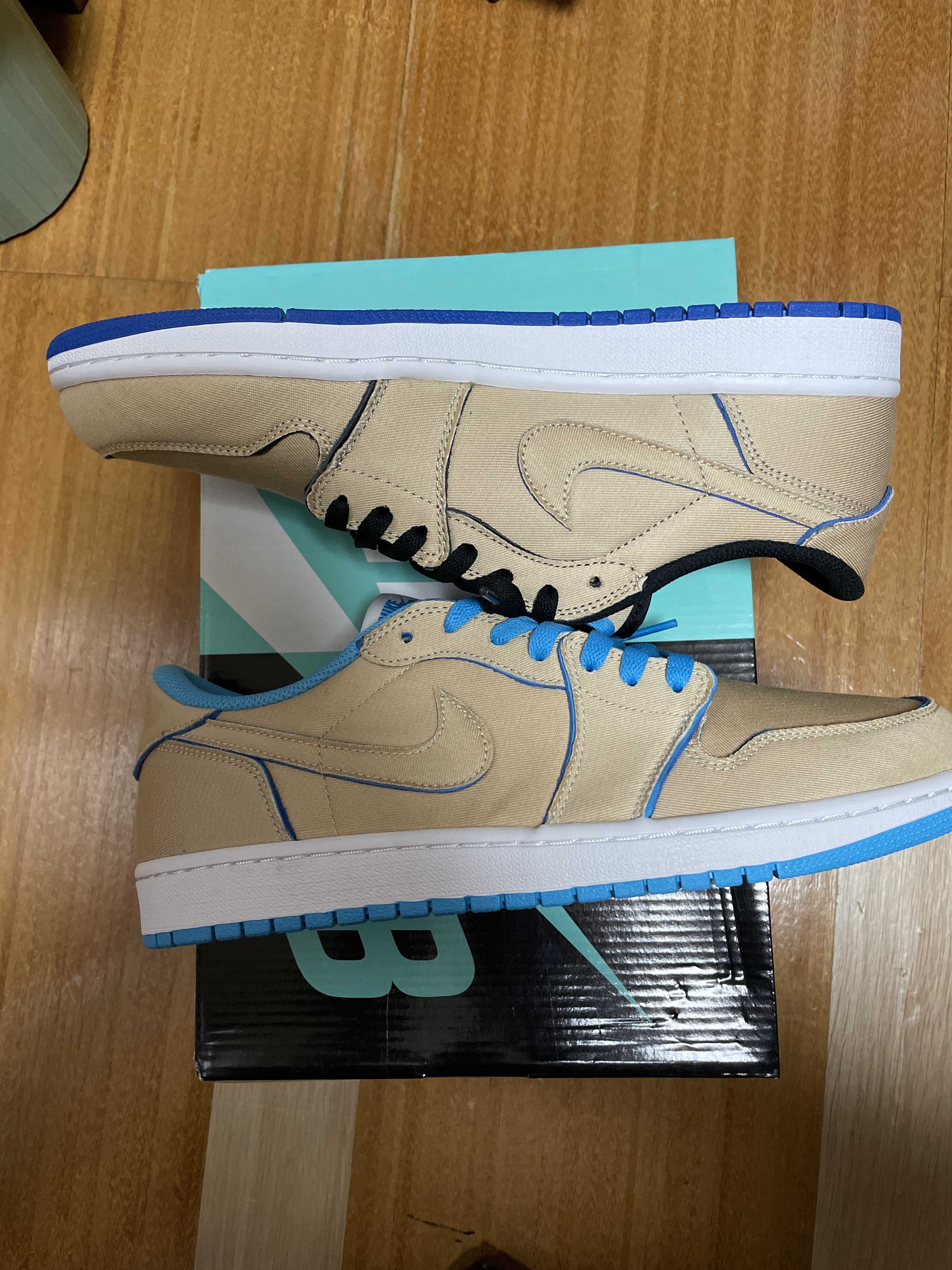 Nike SB Air Jordan 1 Low "Desert Ore/Royal Blue"