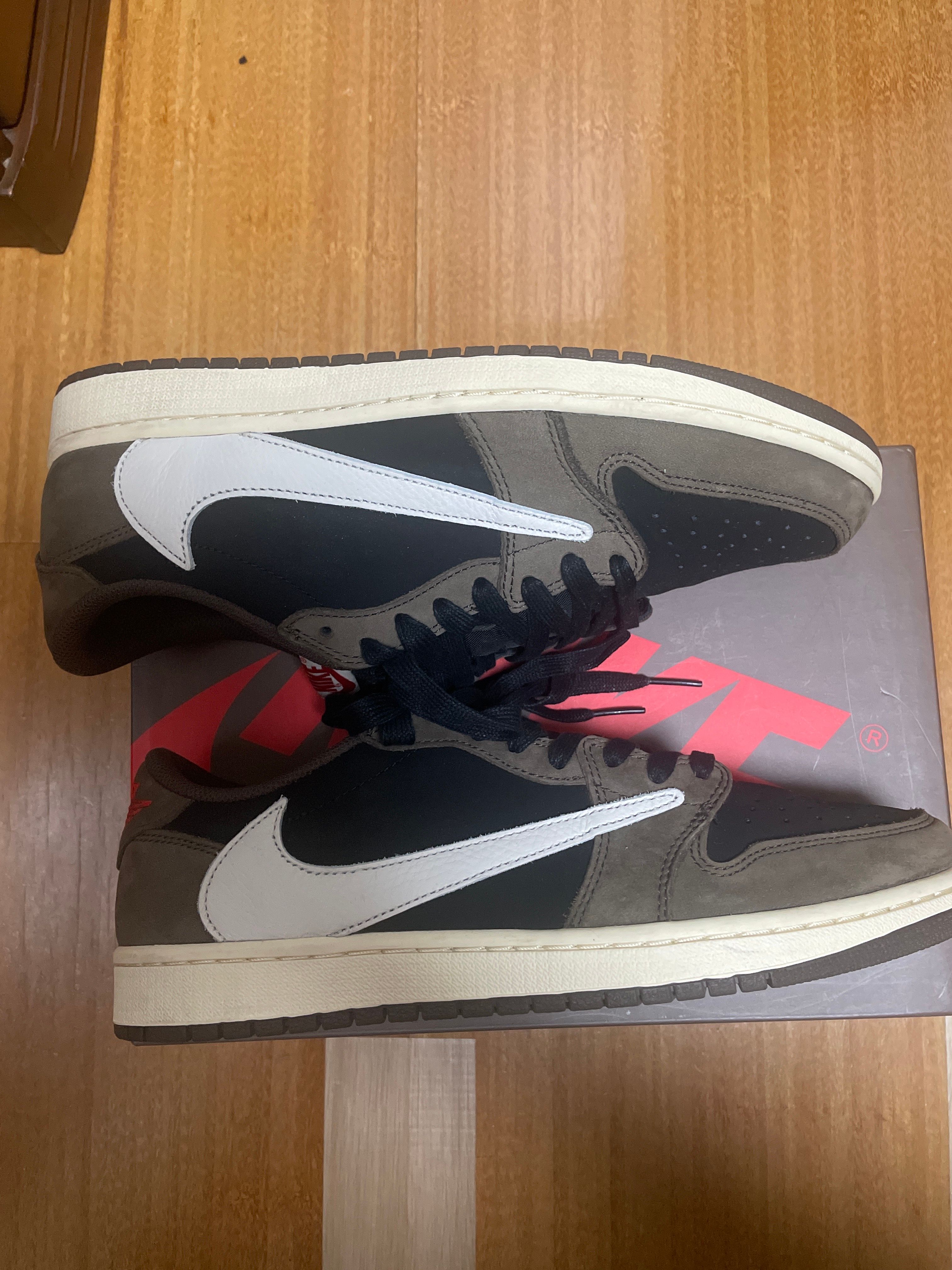 Travis Scott × Nike Air Jordan 1 Low OG SP-T  "Black/Dark Mocha"