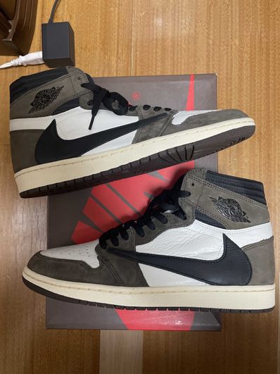 Travis Scott × Nike Air Jordan 1 Retro High OG TS SP "Sail/Dark Mocha"