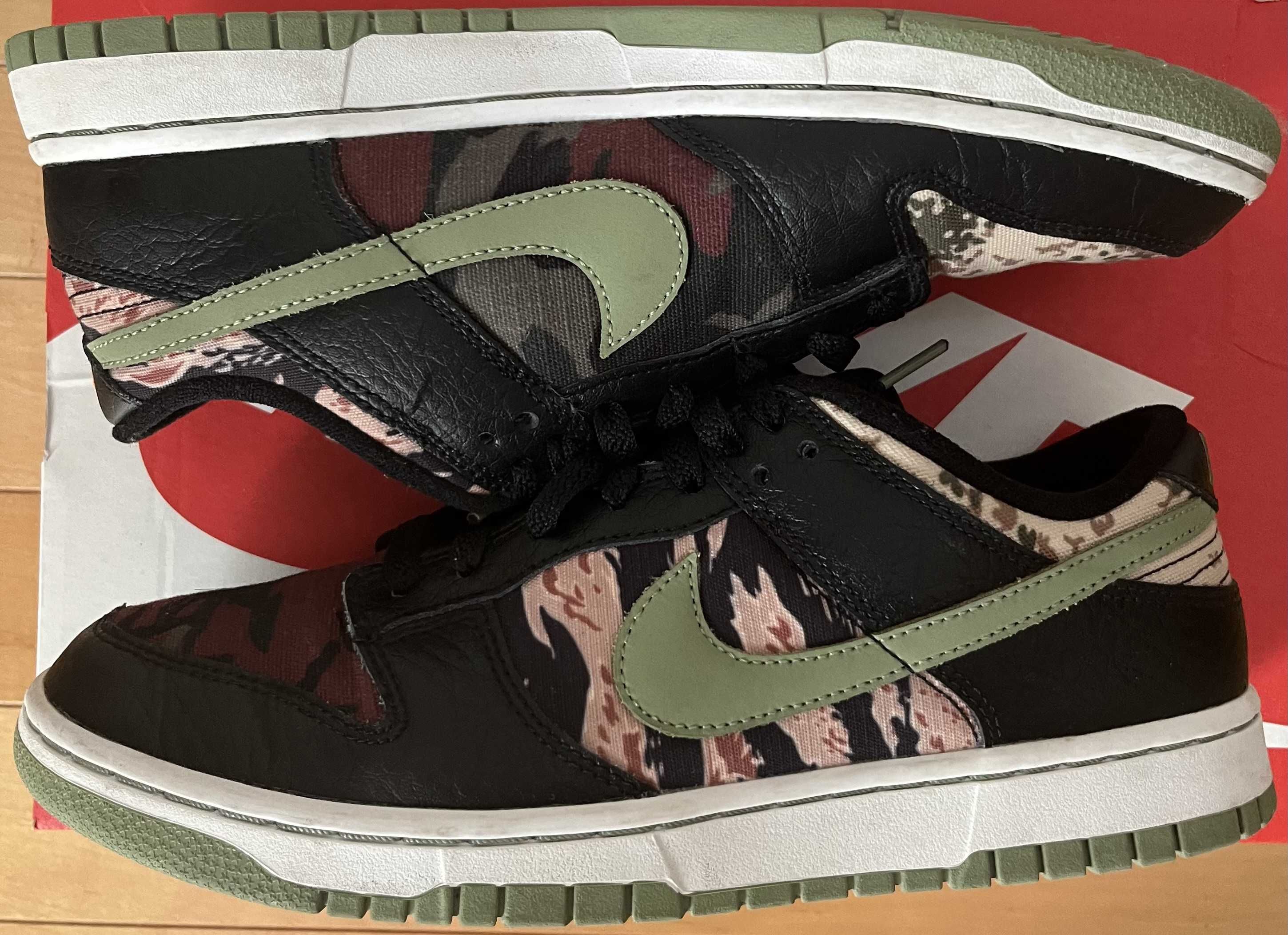 NIKE DUNK LOW SE "BLACK MULTI CAMO"