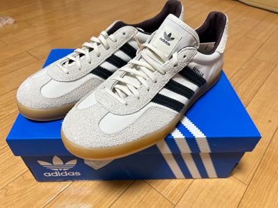 Hikari Shibata × adidas Gazelle Indoor "Core White/Night Grey/Cream White"