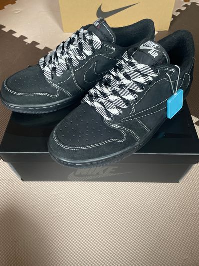 Travis Scott × Nike Air Jordan 1 Low OG SP "Black Phantom"