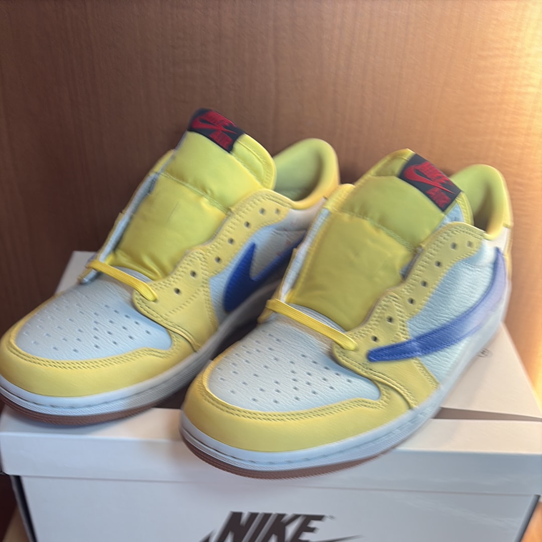 Travis Scott × Nike Women's Air Jordan 1 Retro Low OG "Canary"