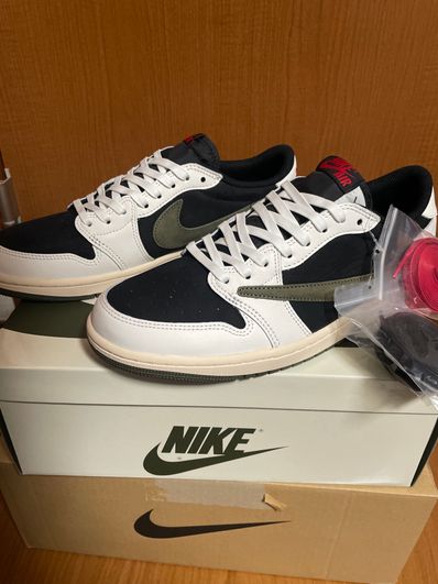 Travis Scott × Nike Women's Air Jordan 1 Low OG "Medium Olive"