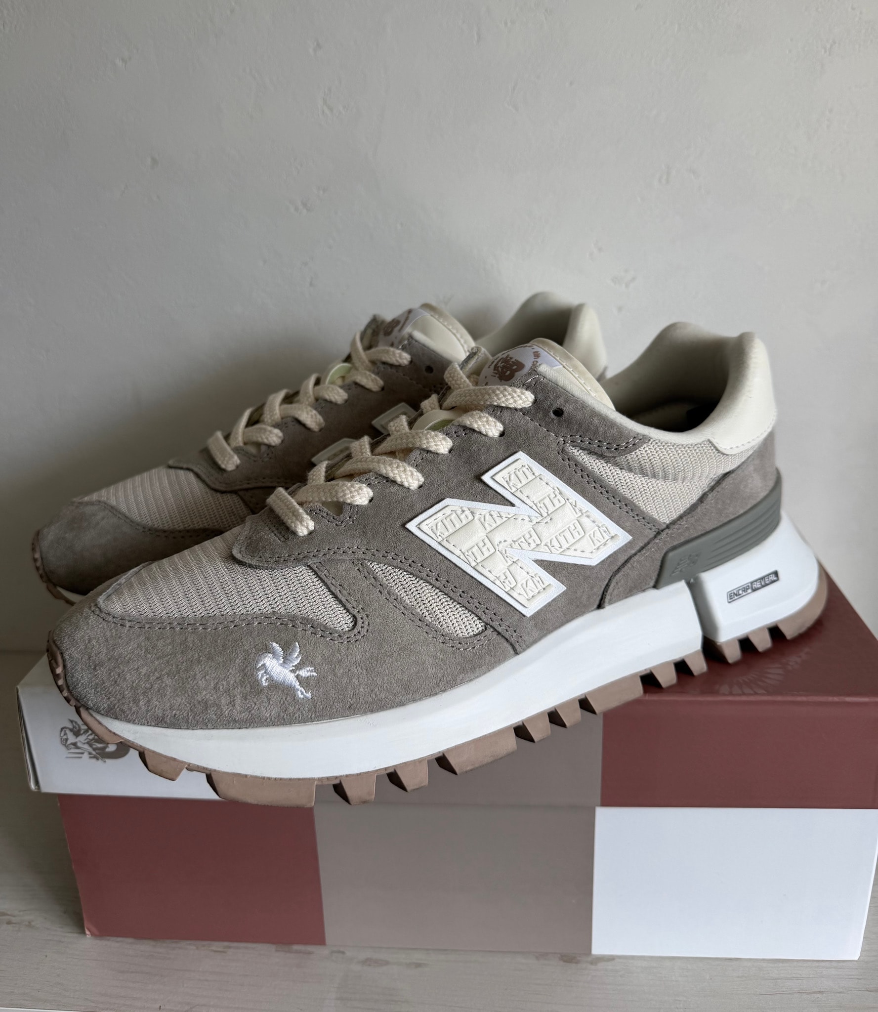 KITH × New Balance RC1300 10th Anniversary "Elephant Skin/Safari"
