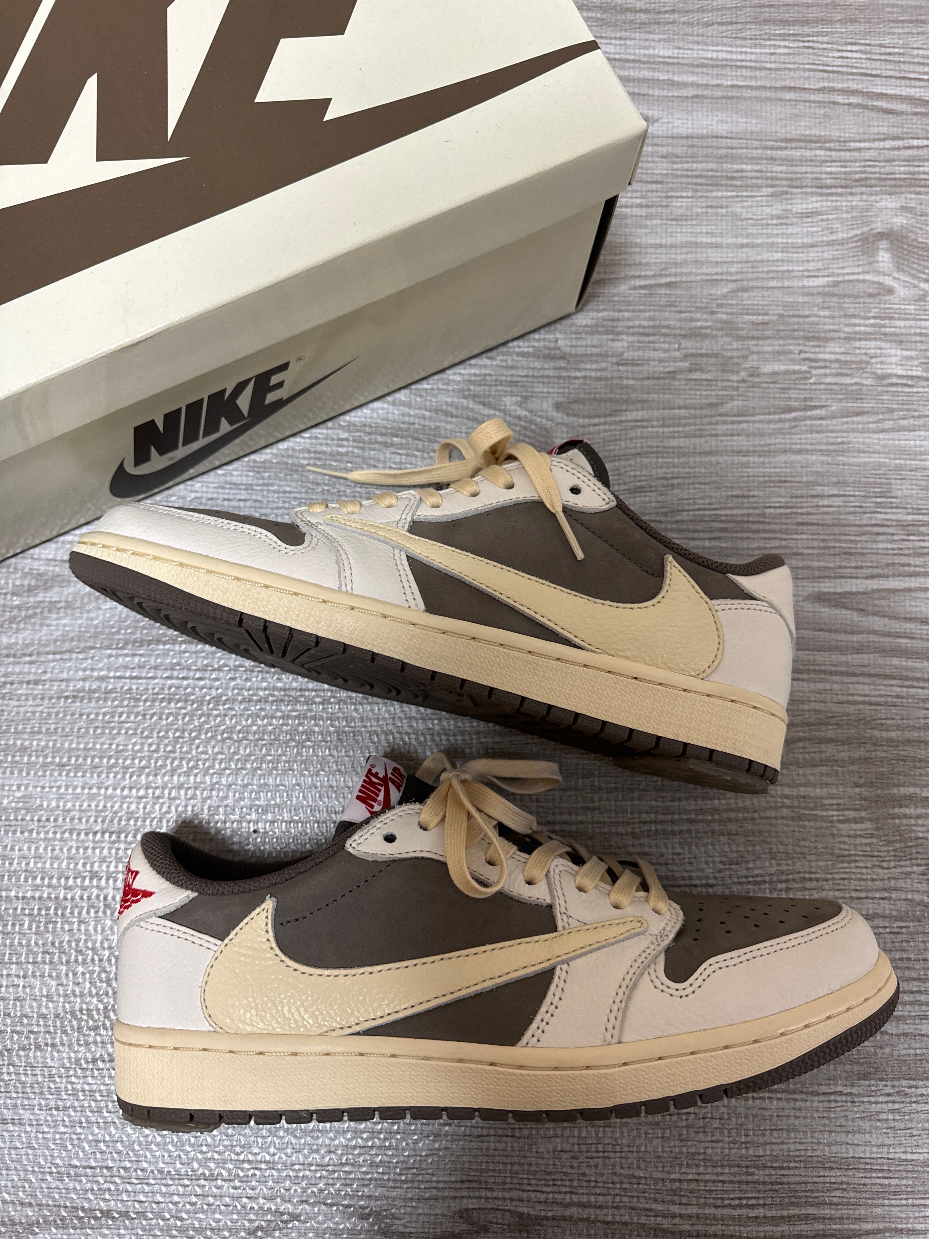 Travis Scott × Nike Air Jordan 1 Low OG SP "Reverse Mocha/Sail and Ridgerock"