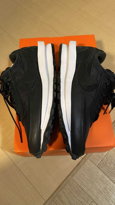 sacai × Nike LDV Waffle "Triple Black"