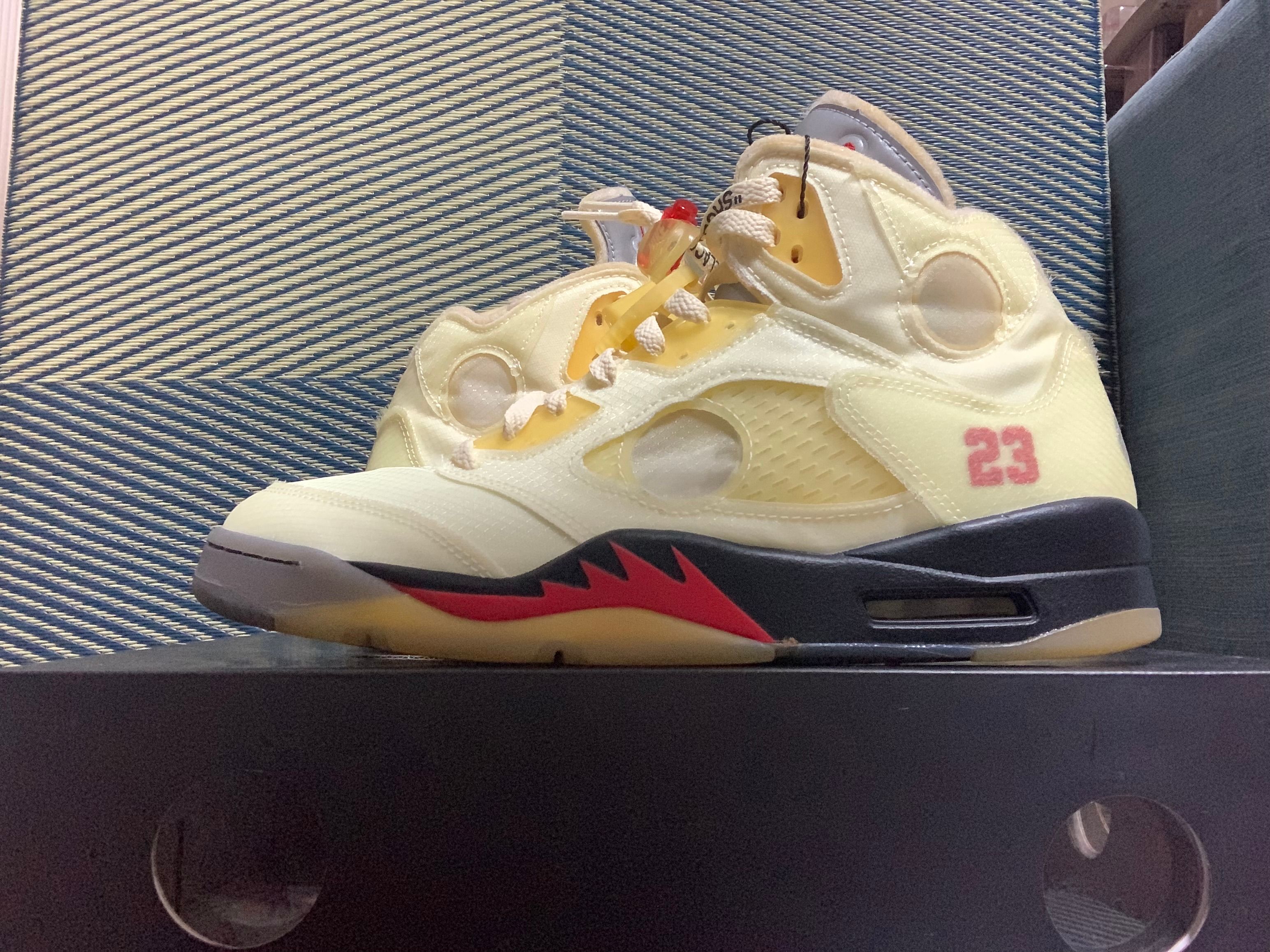 Off-White × Nike Air Jordan 5 "Sail"