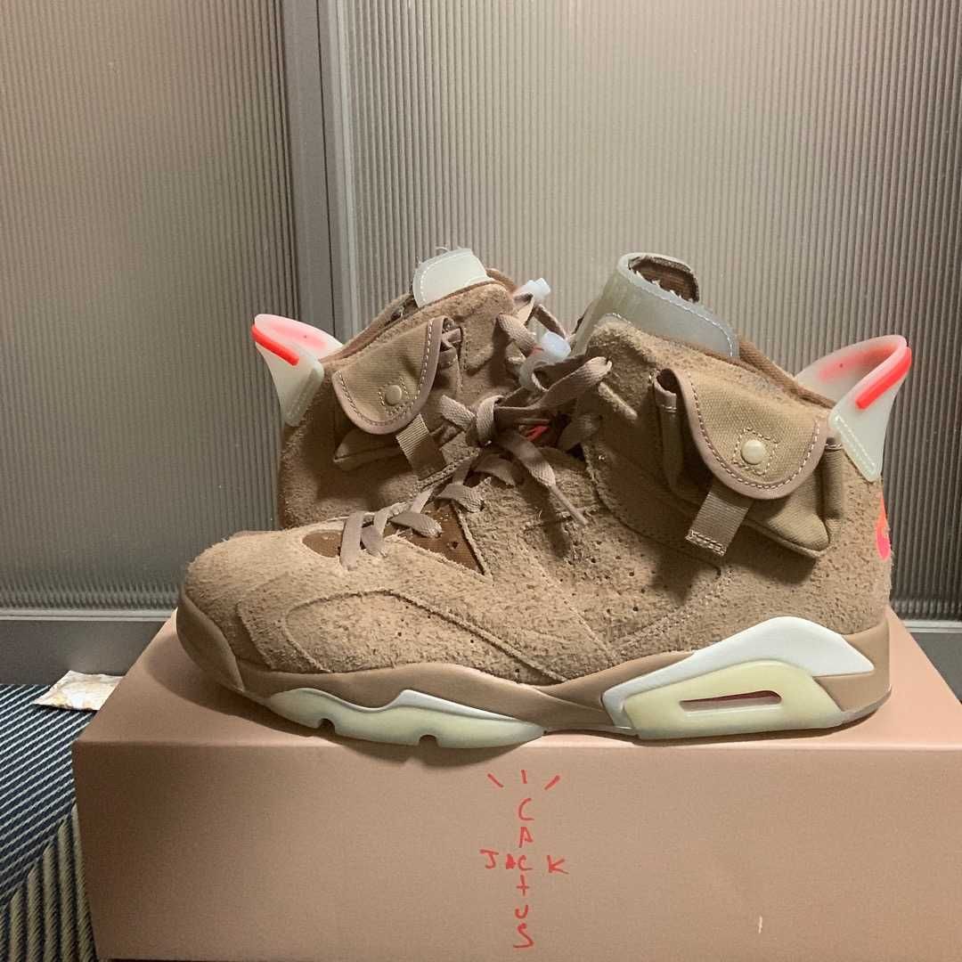 Travis Scott × Nike Air Jordan 6 "British Khaki"