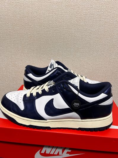 Nike Women's Dunk Low PRM "Midnight Navy and White"