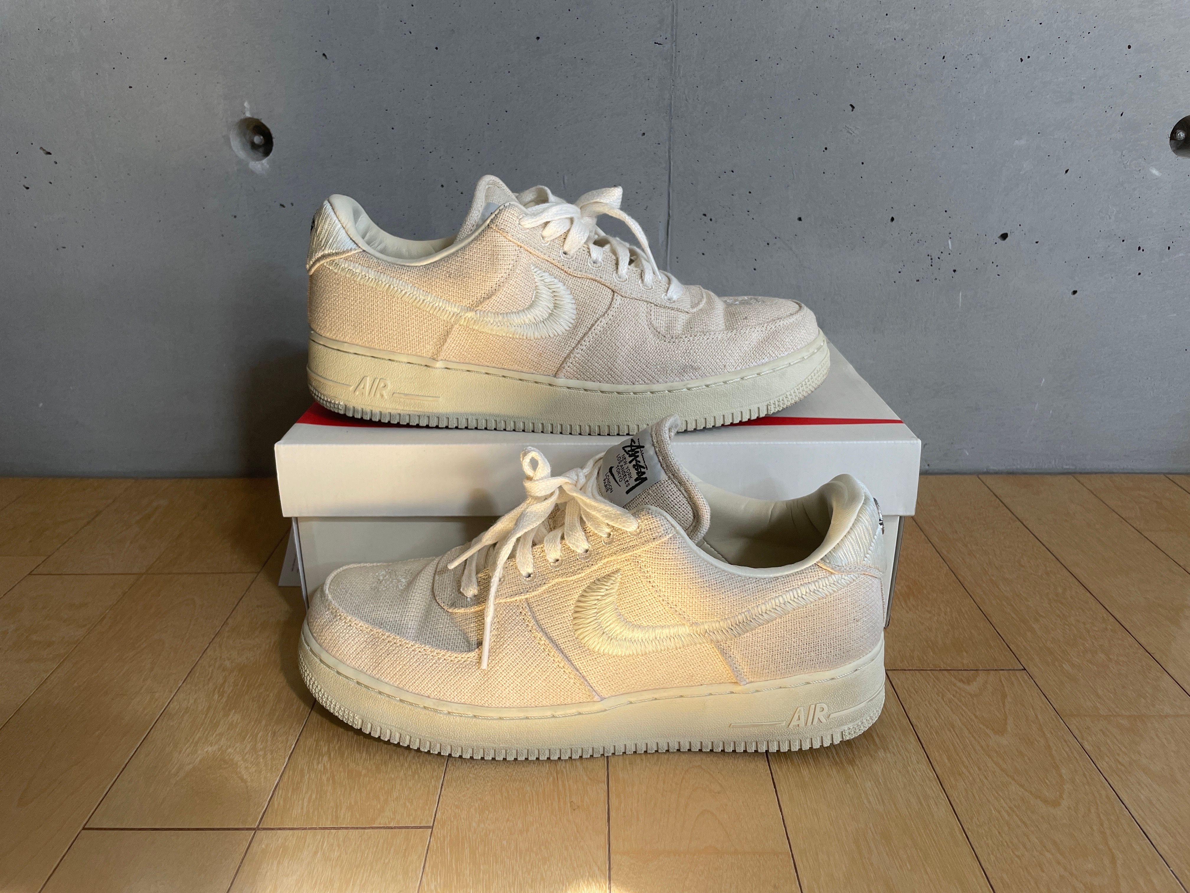 Stussy × Nike Air Force 1 Low "Fossil Stone"