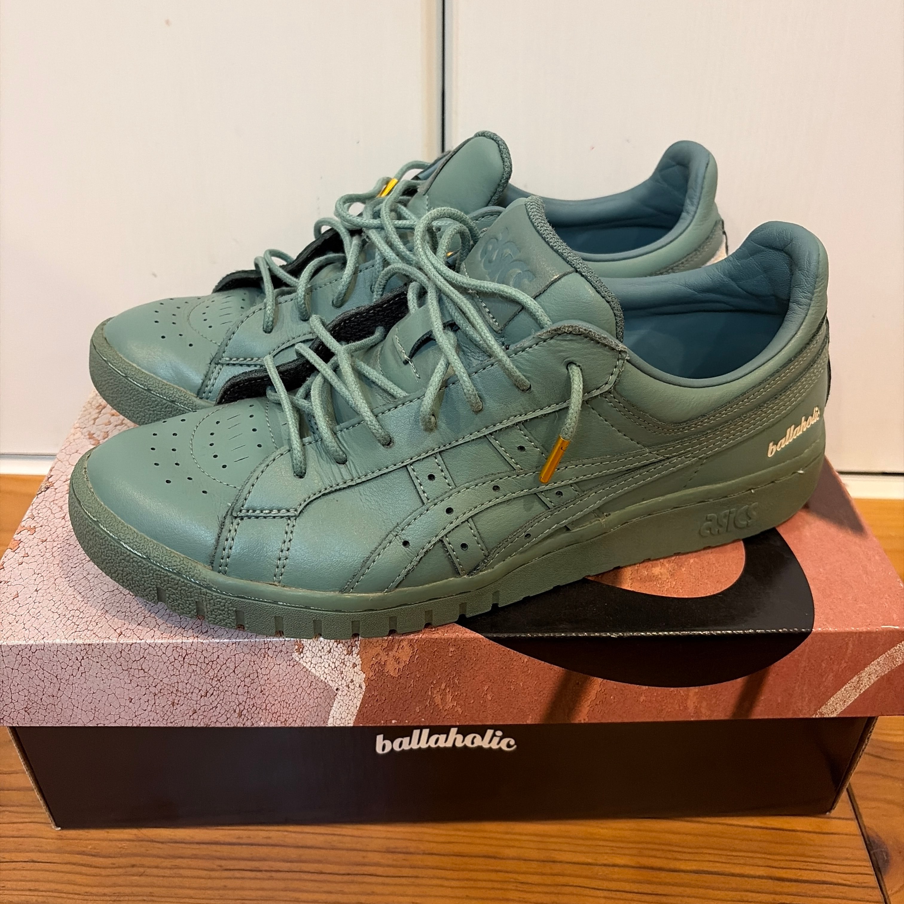 Ballaholic × Asics Gel-PTG "Moss Green"