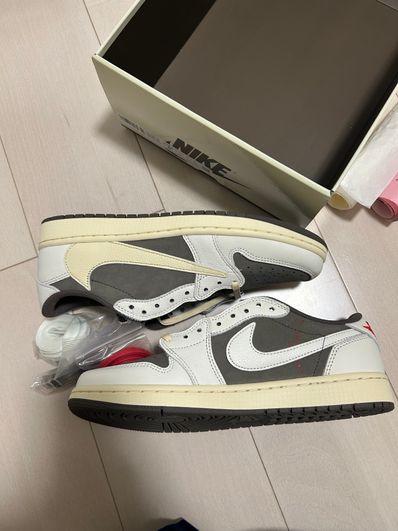 Travis Scott × Nike Air Jordan 1 Low OG SP "Reverse Mocha/Sail and Ridgerock"