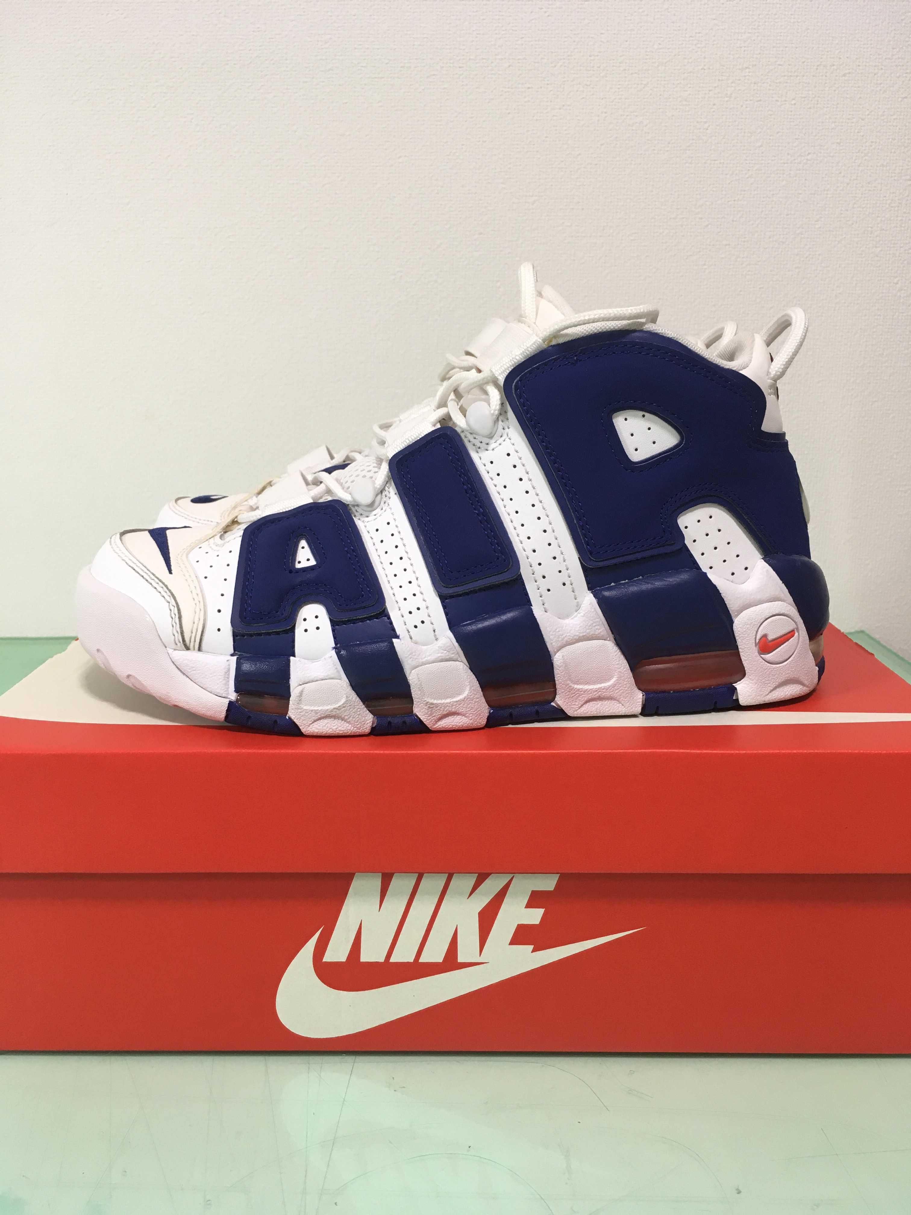 NIKE AIR MORE UPTEMPO 96 "WHITE/DEEP ROYAL BLUE"