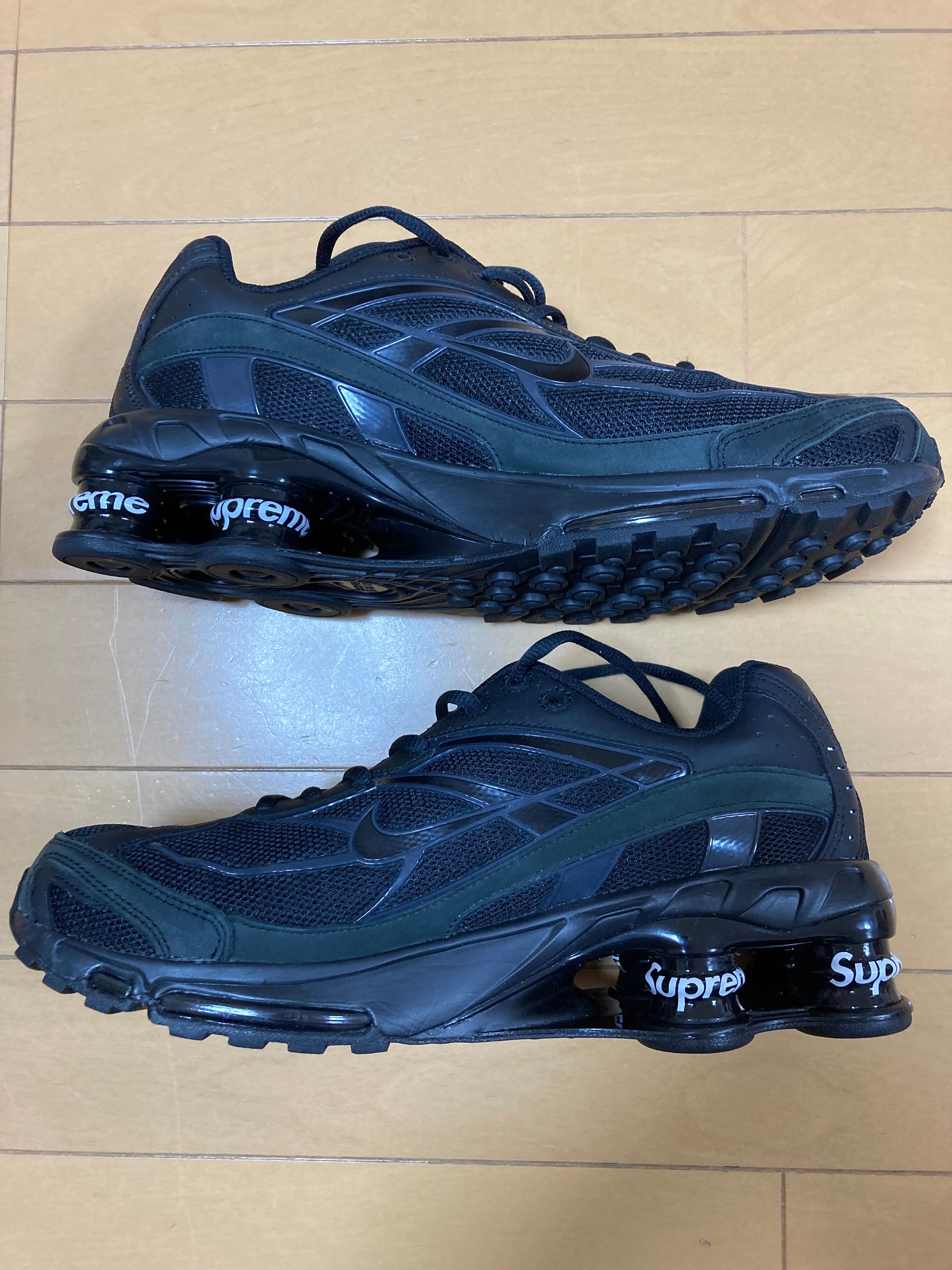 Supreme × Nike Shox Ride 2 "Black/Black-White"