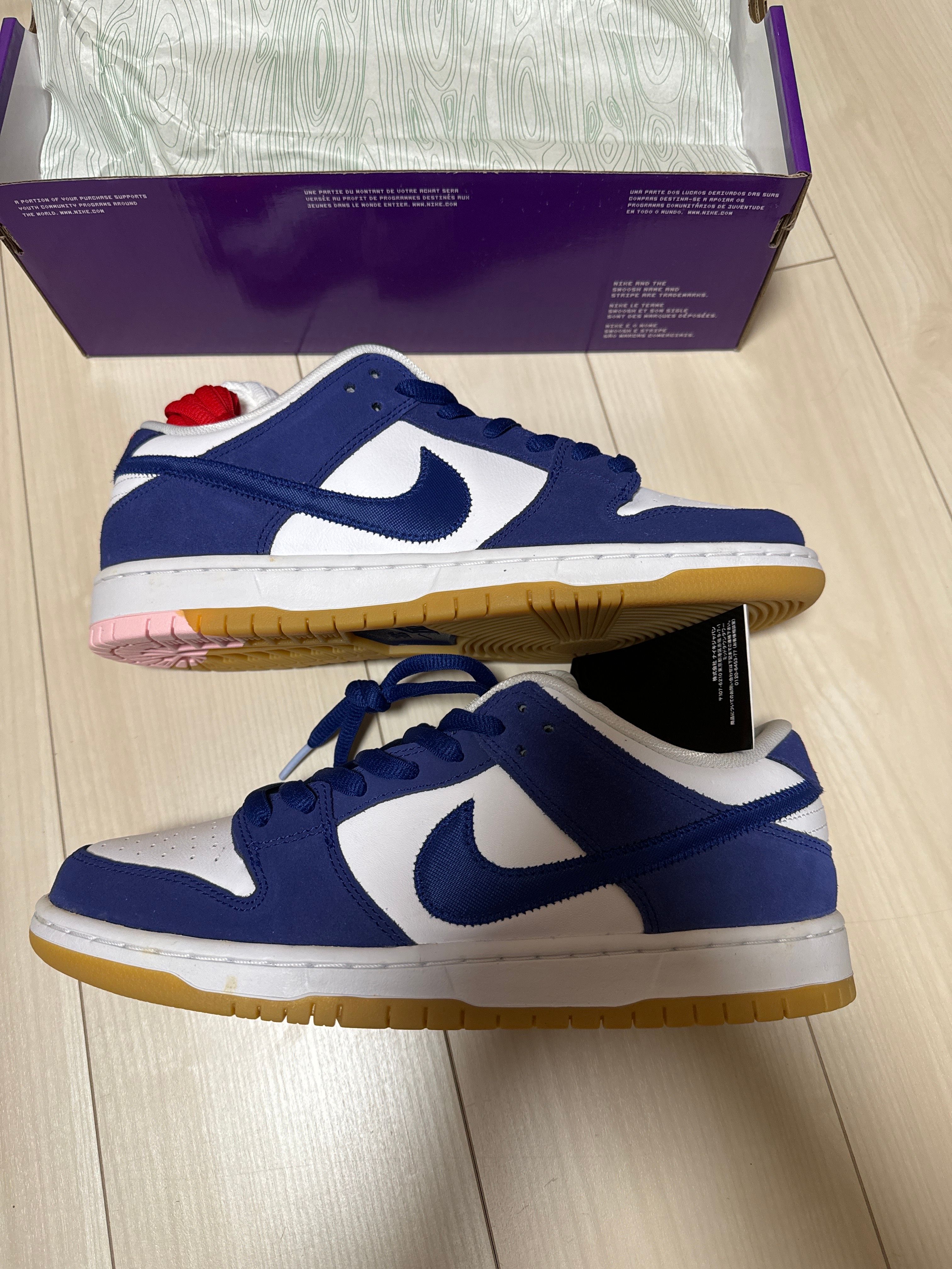 Nike SB Dunk Low "Los Angeles Dodgers/Deep Royal Blue"