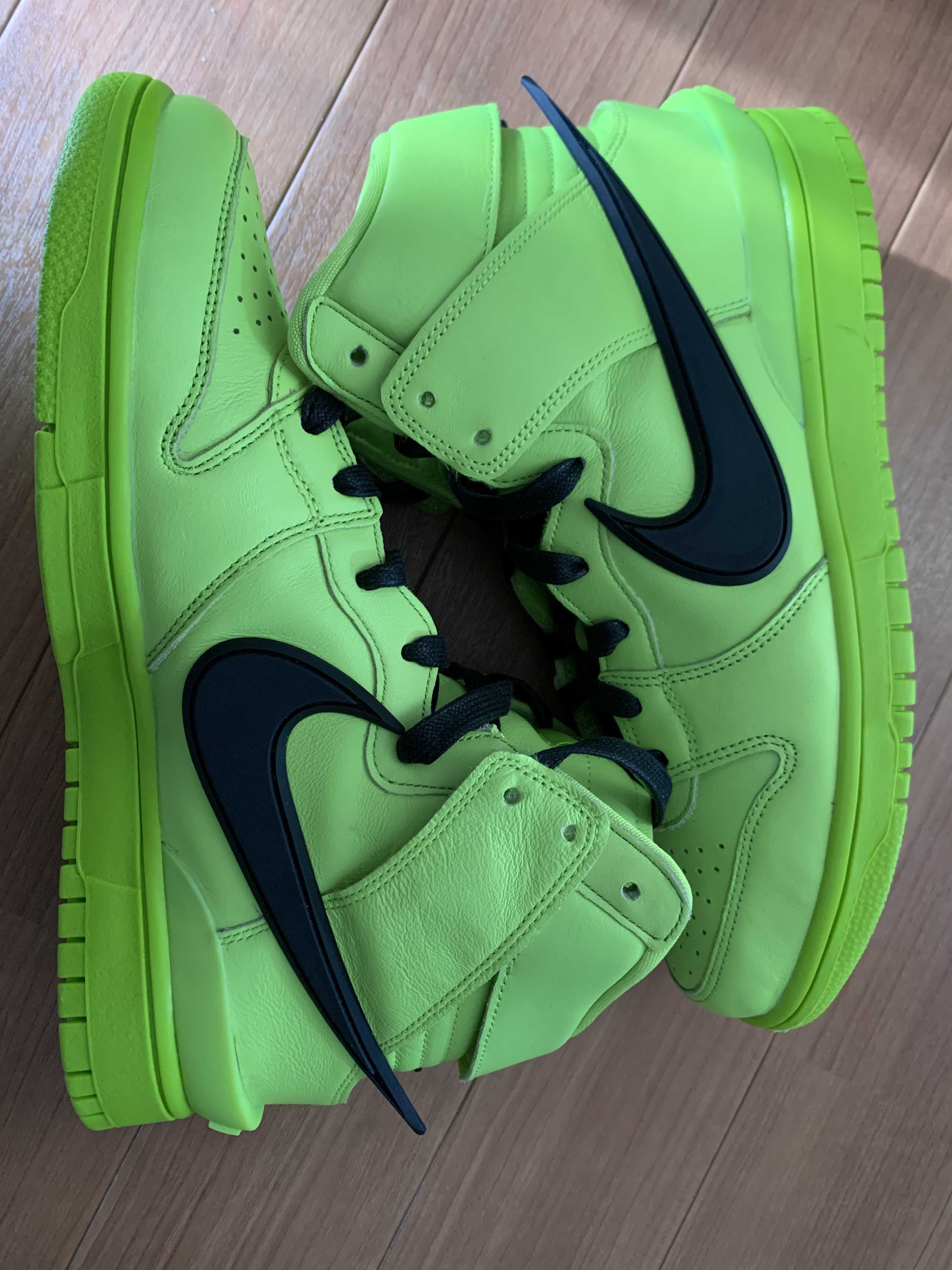 AMBUSH × NIKE DUNK HIGH "FLASH LIME"