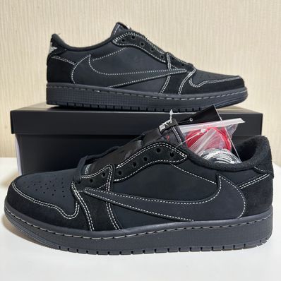 Travis Scott × Nike Air Jordan 1 Low OG SP "Black Phantom"