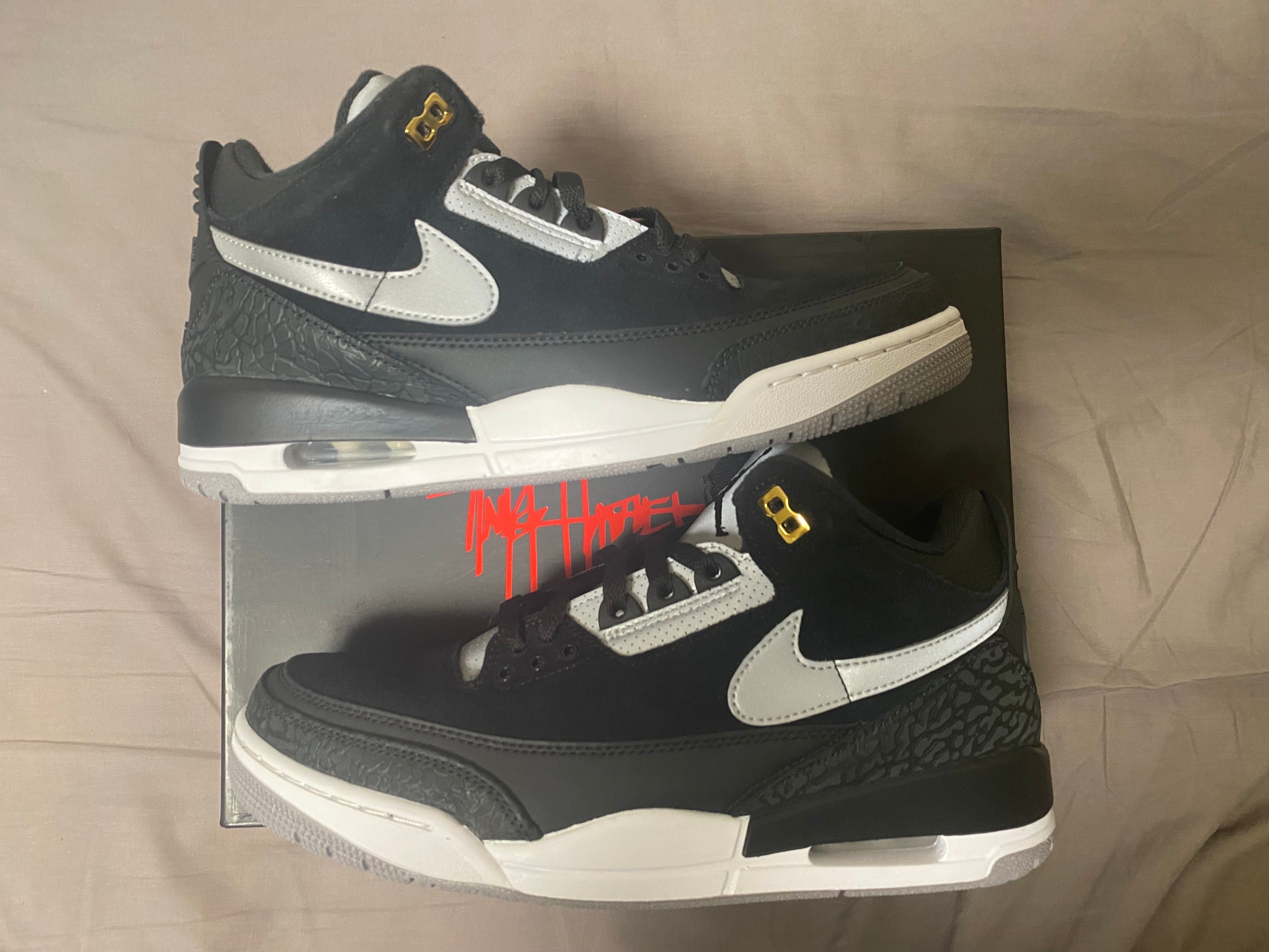 Nike Air Jordan 3 Retro Tinker "Black/Cement Grey"