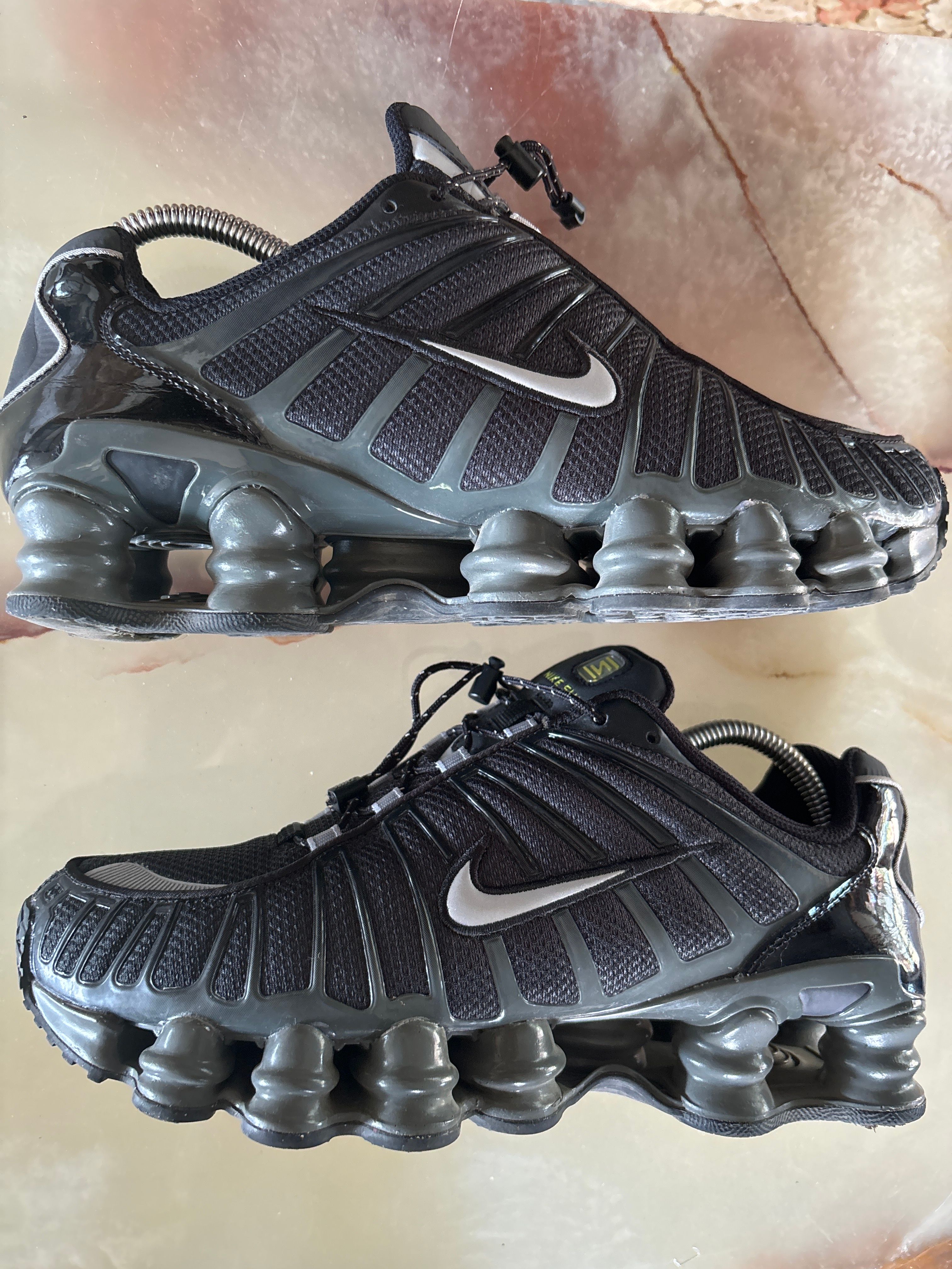 Nike Women's Shox TL "Black and Metallic Silver"