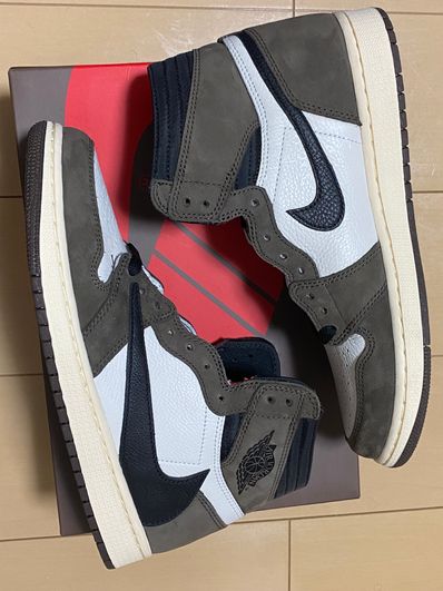 Travis Scott × Nike Air Jordan 1 Retro High OG TS SP "Sail/Dark Mocha"