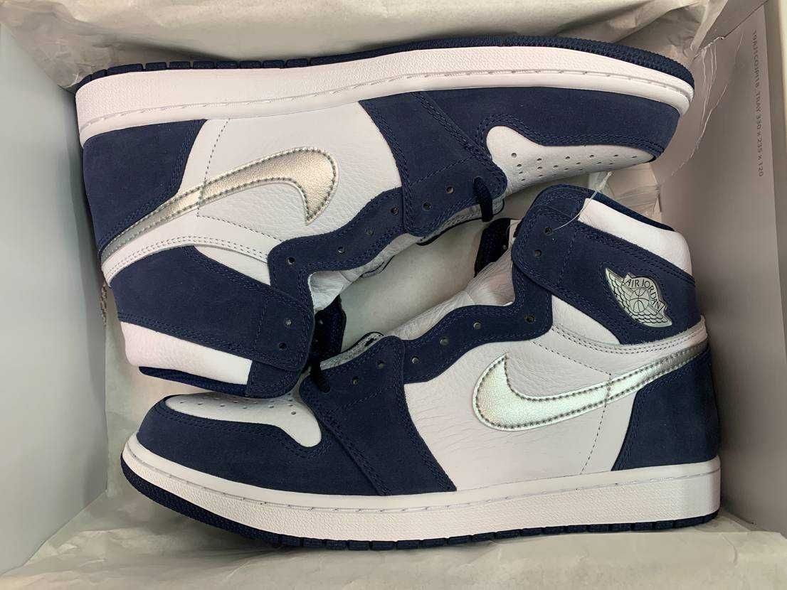 Nike Air Jordan 1 High OG CO.JP "White/Midnight Navy" (2020)(ブリーフケースなし)