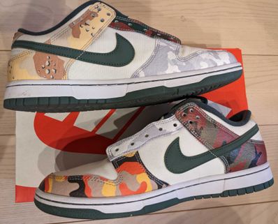 Nike Dunk Low "Sail Multi Camo"