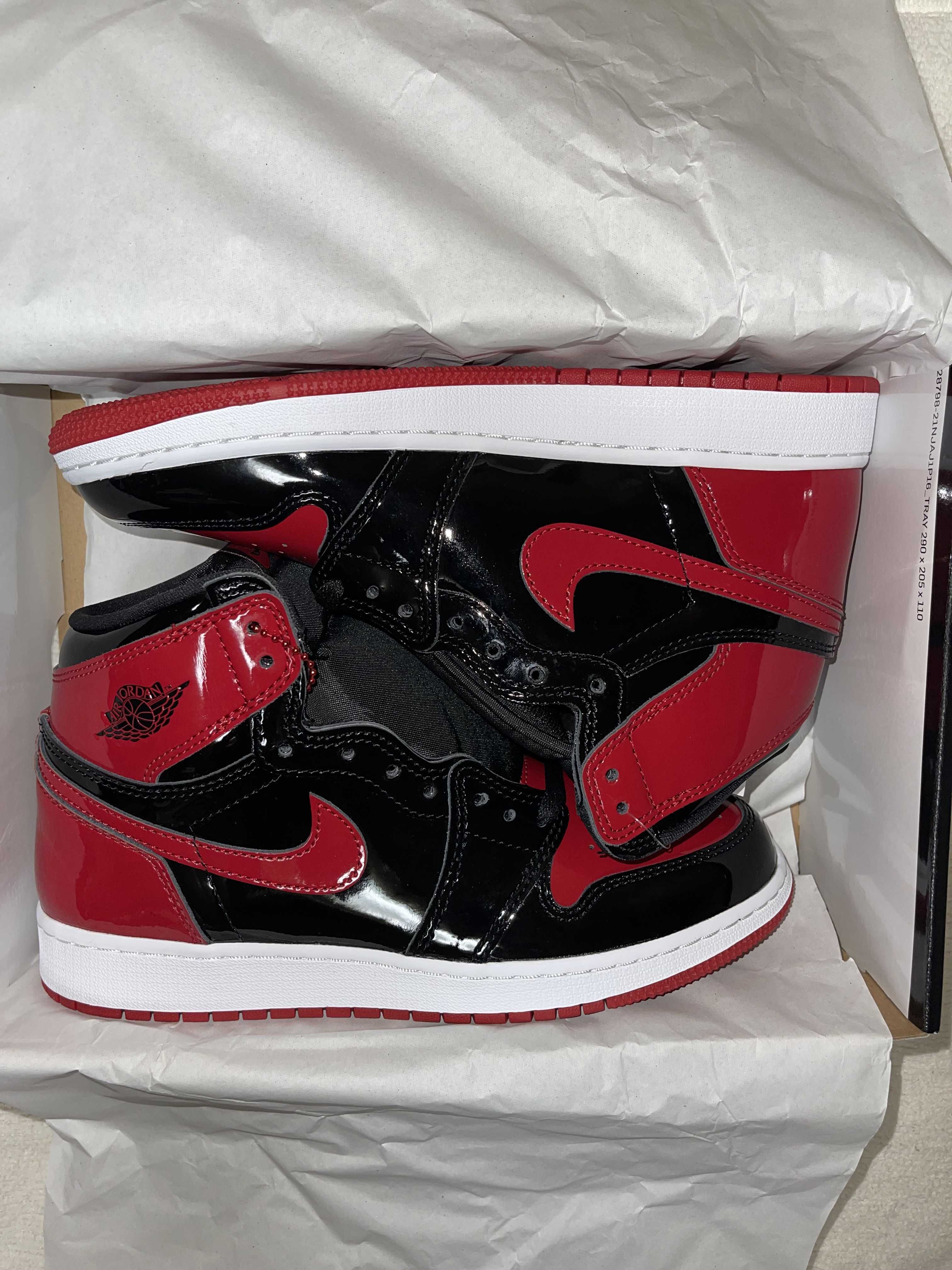 Nike GS Air Jordan 1 High OG "Patent Bred"