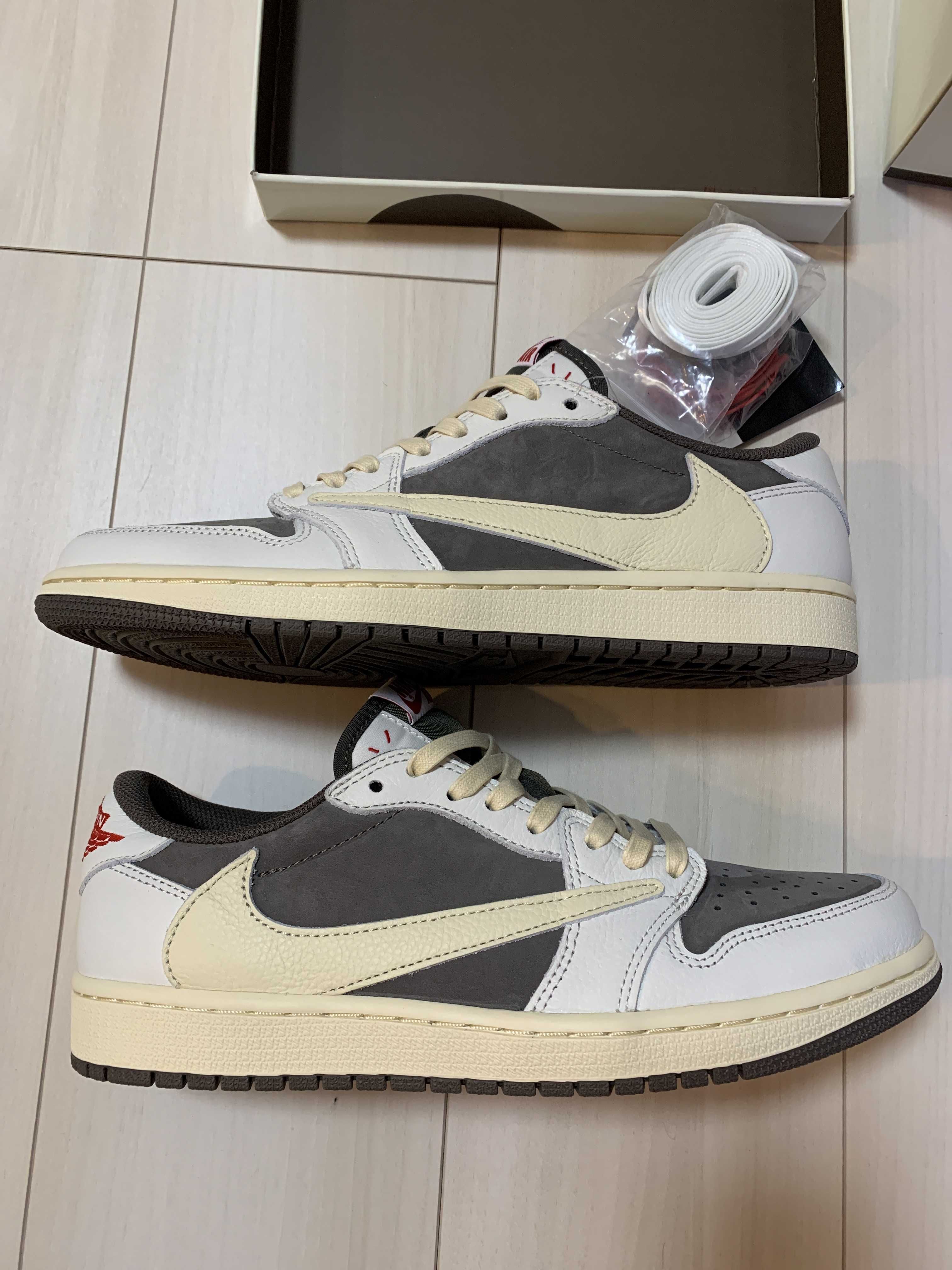 Travis Scott × Nike Air Jordan 1 Low OG SP "Reverse Mocha/Sail and Ridgerock"