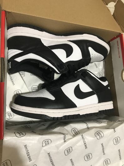 Nike GS Dunk Low "White/Black"