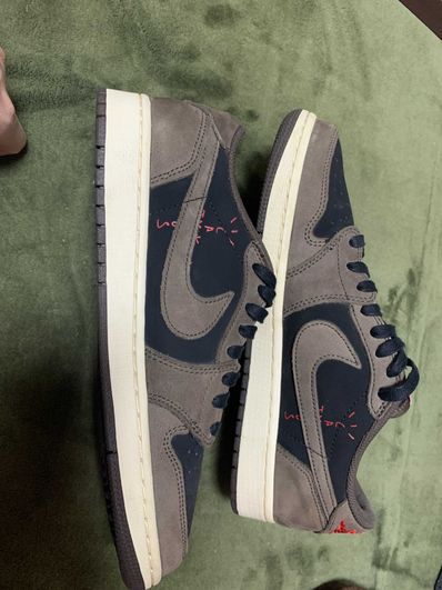 Travis Scott × Nike Air Jordan 1 Low OG SP-T "Black/Dark Mocha"