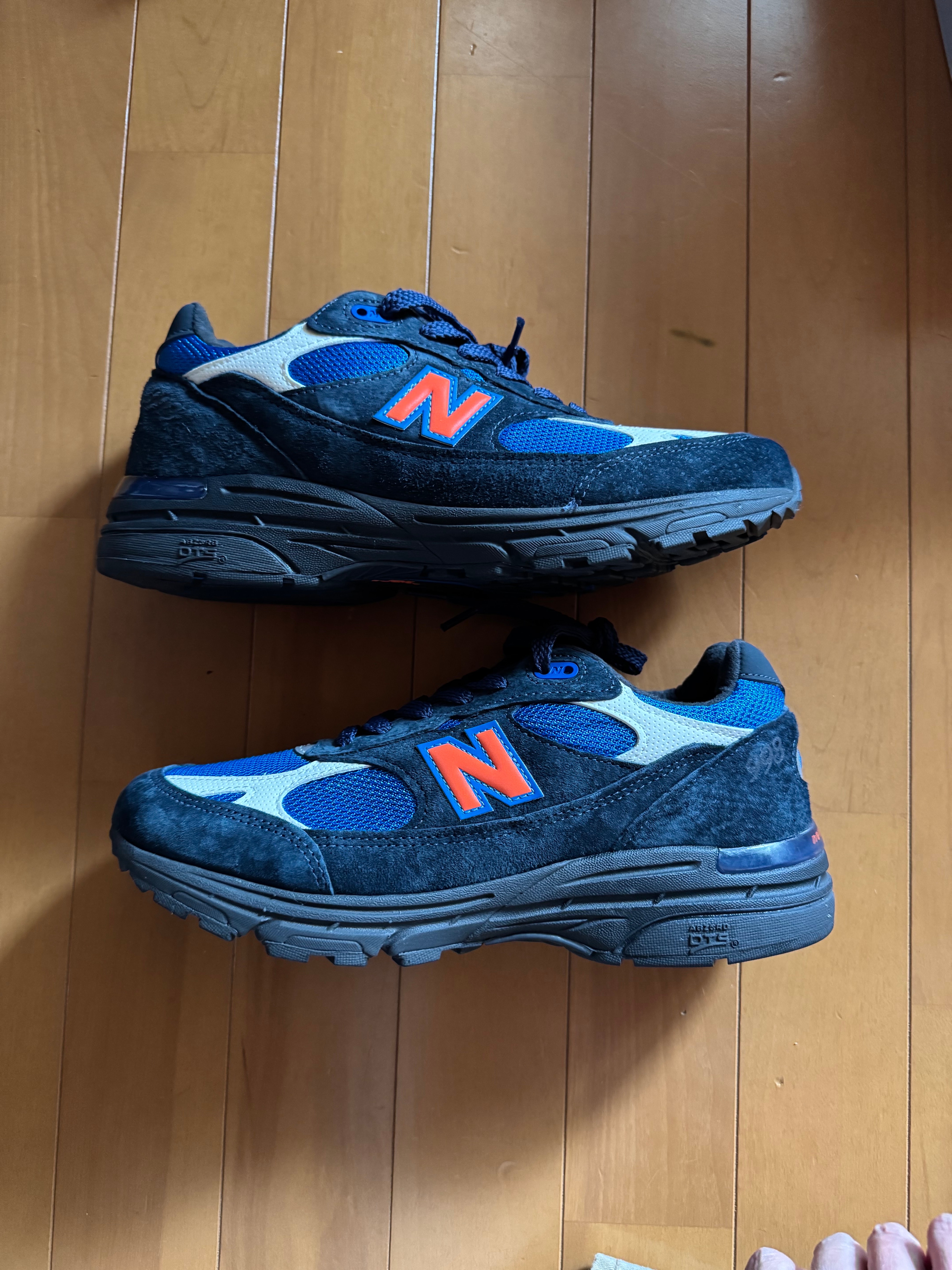 KITH × New Balance 993 Madison Square Garden "Navy/Princess Blue"